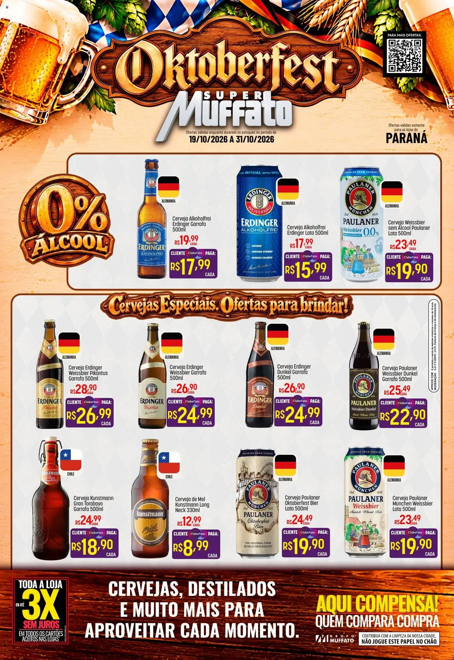 Encarte de Super Muffato ofertas Oktoberfest de 19/10/2026 | Promoções Online 19 de outubro até 31 de outubro 2026 - Pagina 1