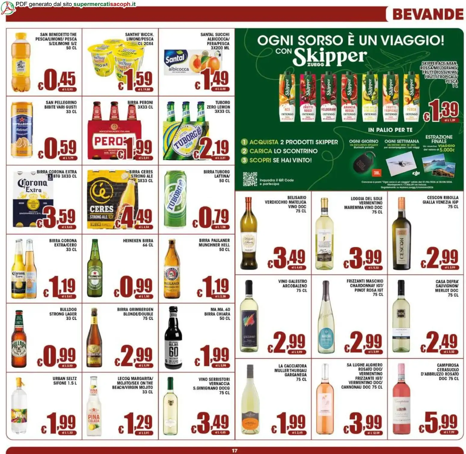 Sacoph volantino dal 12/08/2026 - online Offerte da 12 agosto a 20 agosto di 2026 - Pagina del volantino 17