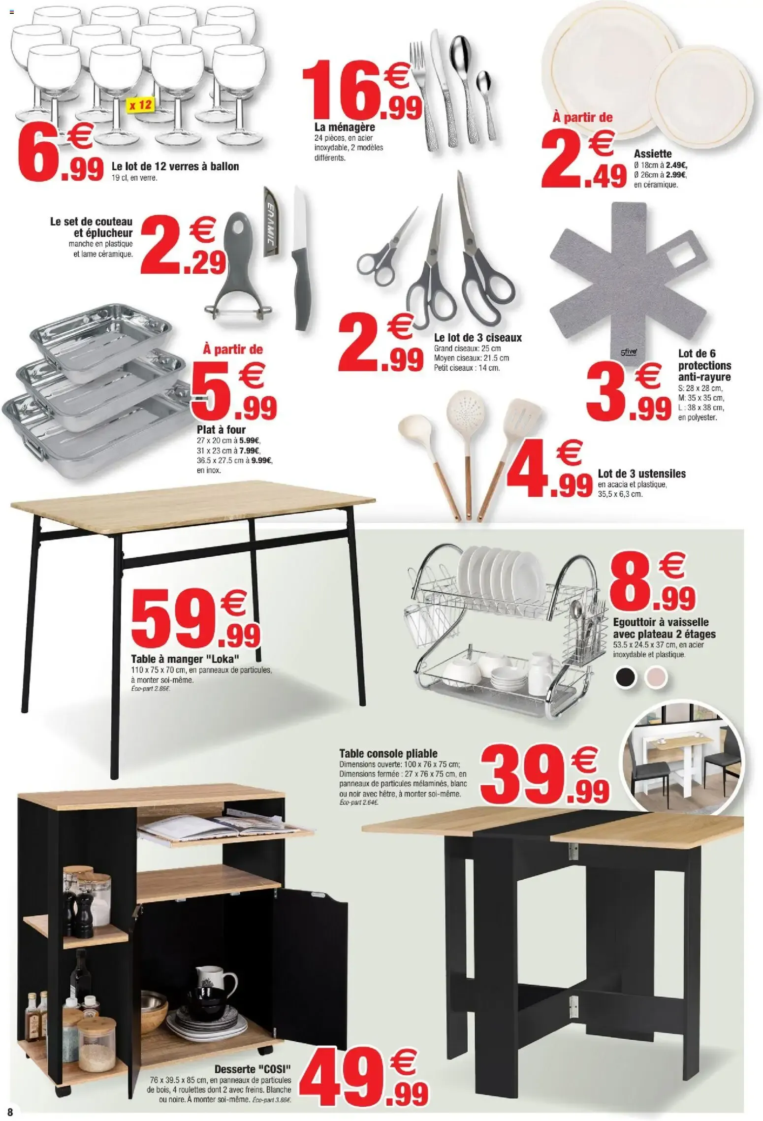 Bazar Land - C'est bientôt la rentrée! Nos promotions du 19 août au 30 août 2026 - Catalogue page 8