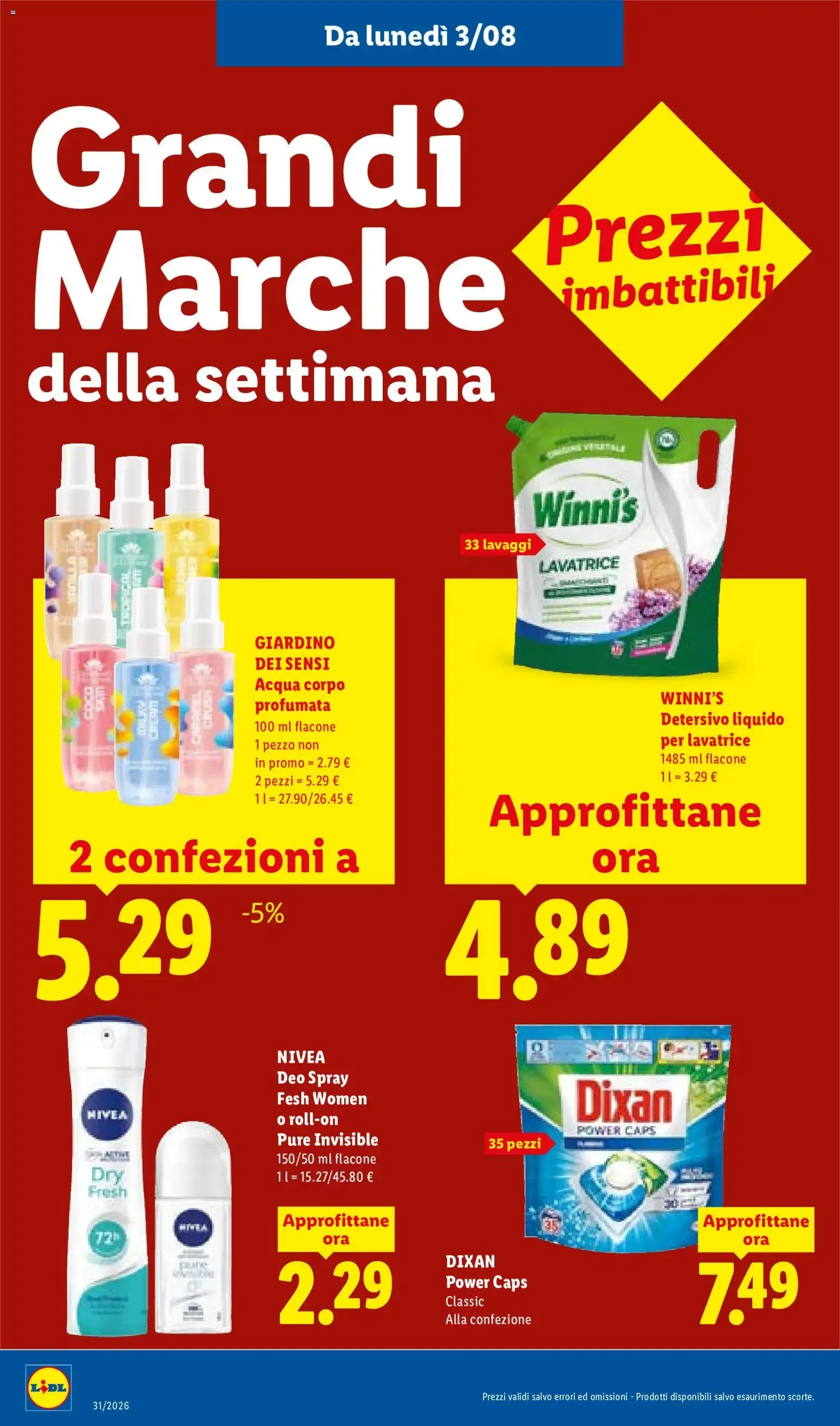LIDL: L'estate del risparmio da 30 luglio a 5 agosto di 2026 - Pagina del volantino 44