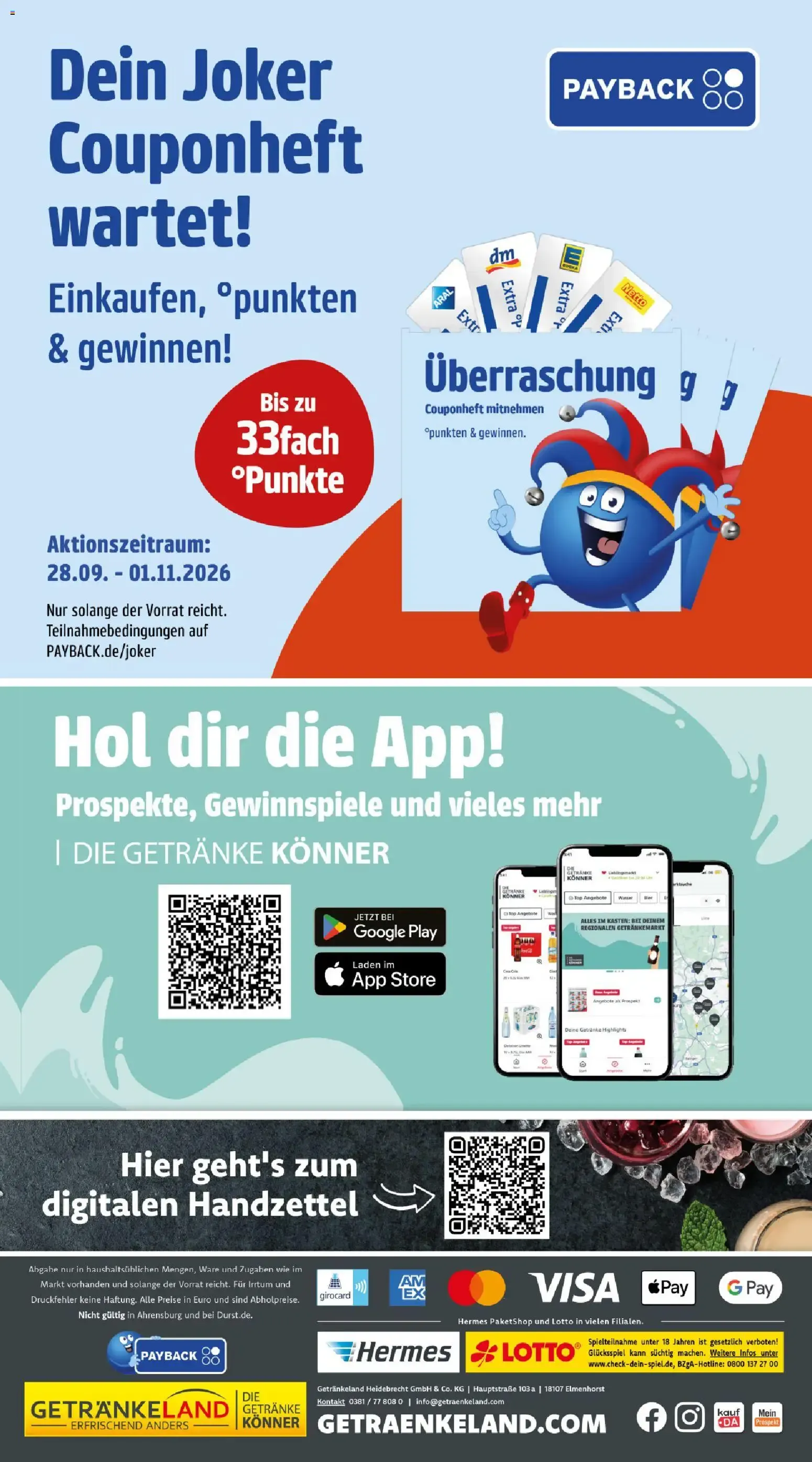 Getränkeland Prospekt (ab 28.09.2026) zum Blättern von 28. September bis 10. Oktober 2026 - Prospekt seite 9