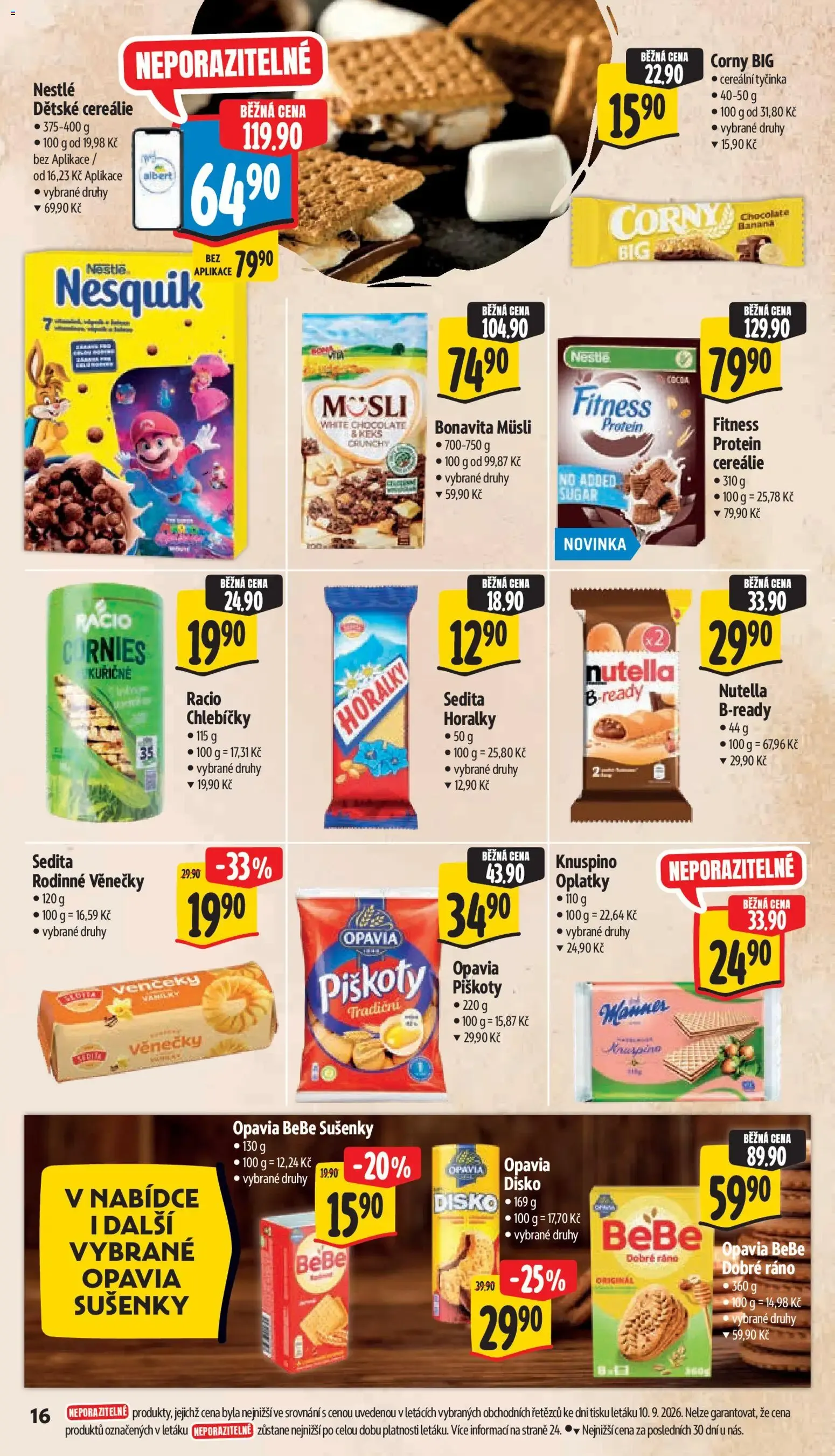 Albert leták - Supermarket od 16.09.2026 - Akční leták - 16. září 22. září 2026 - Page 26