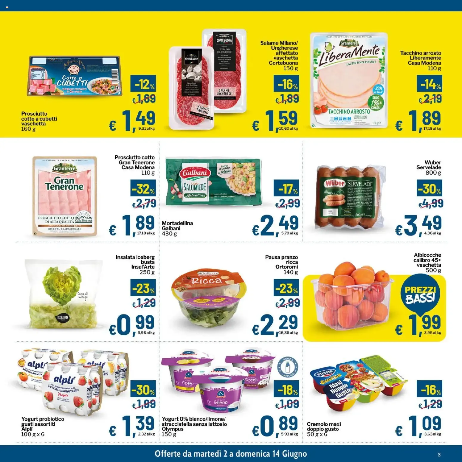Qui Discount volantino dal 02/06/2026 - online Offerte da 2 giugno a 14 giugno di 2026 - Pagina del volantino 3