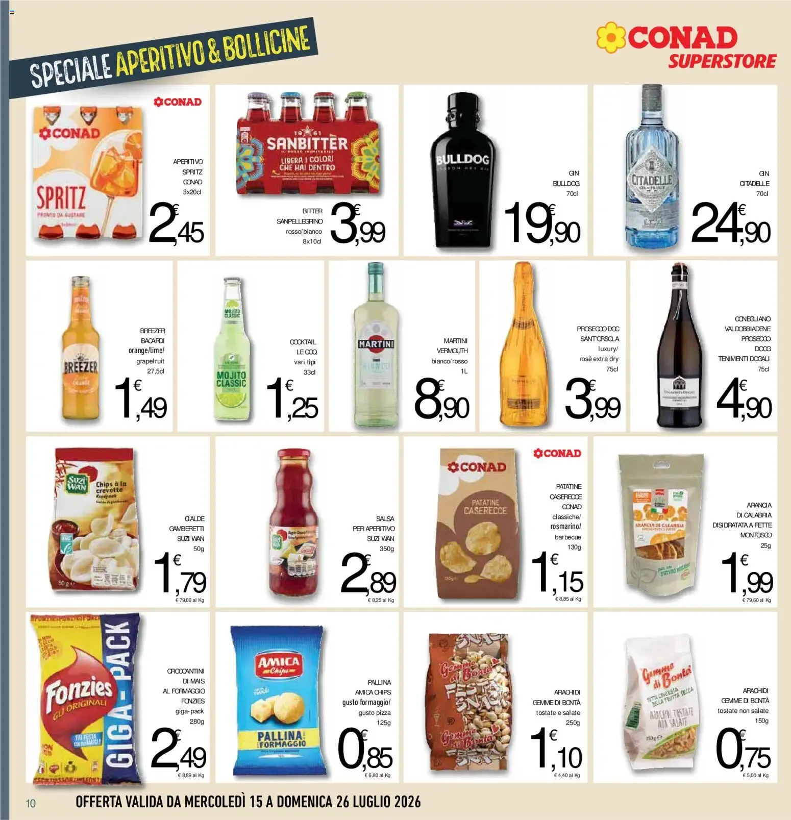 Volantino Conad dal 15/07/2026 > Anteprima da 15 luglio a 26 luglio di 2026 - Pagina del volantino 10