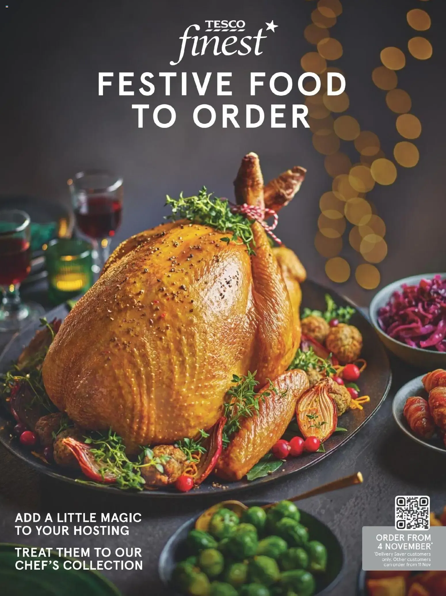 TESCO finest Festive Food to Order