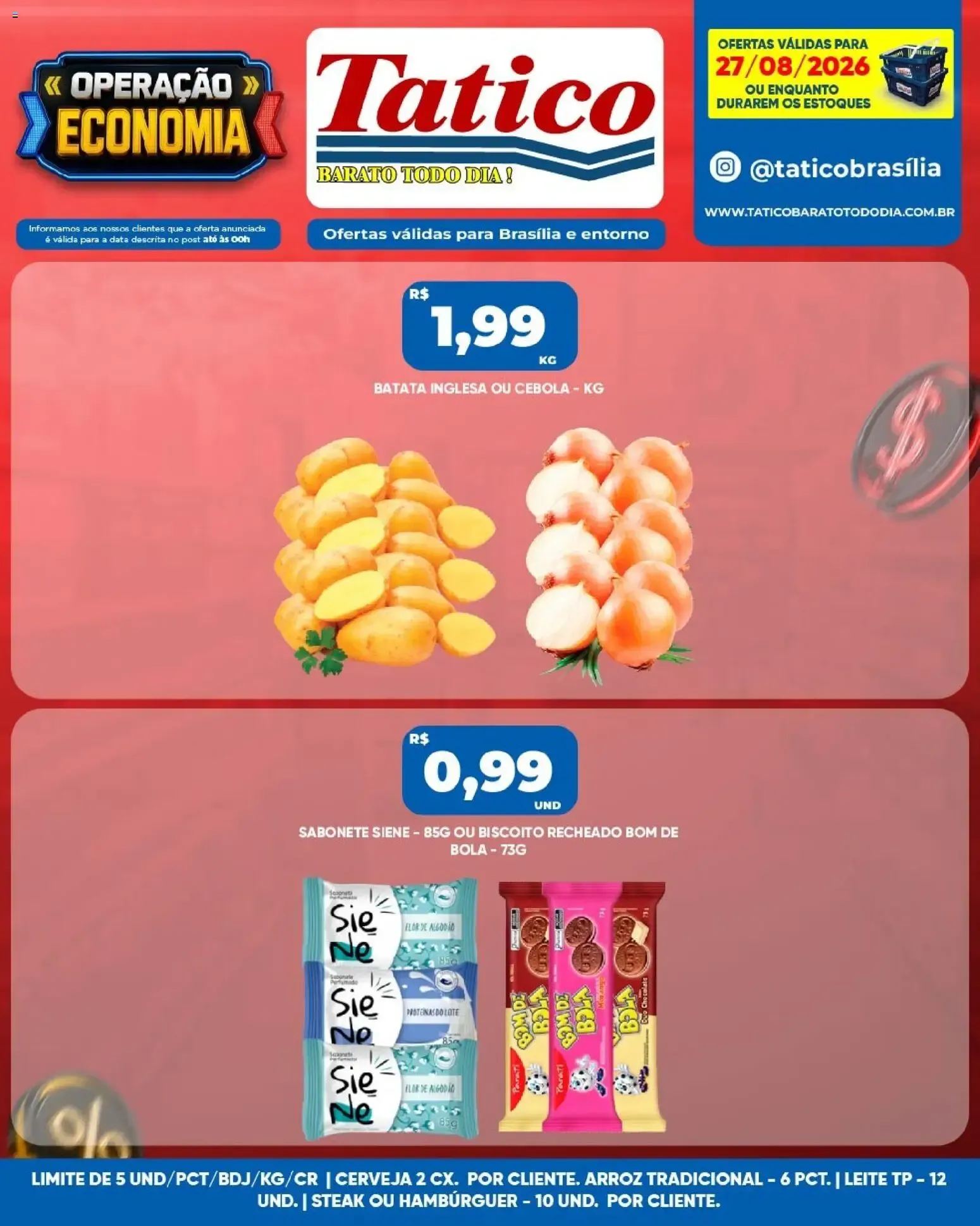 Encarte de Tatico ofertas do Dia de 27/08/2026 | Promoções Online 27 de agosto até 27 de agosto 2026 - Pagina 1