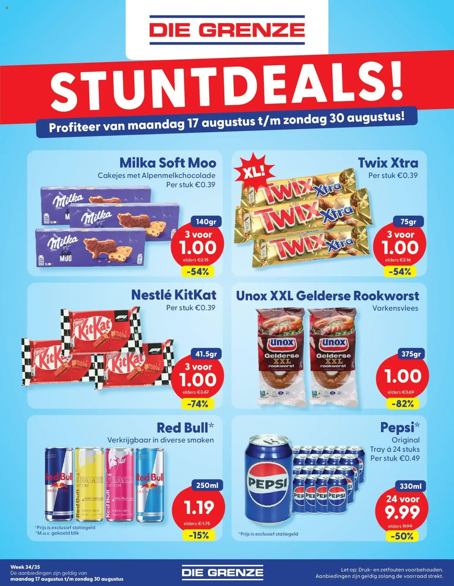 Die Grenze STUNTDEALS! van 17 augustus tot 30 augustus 2026 - Folder pagina 1