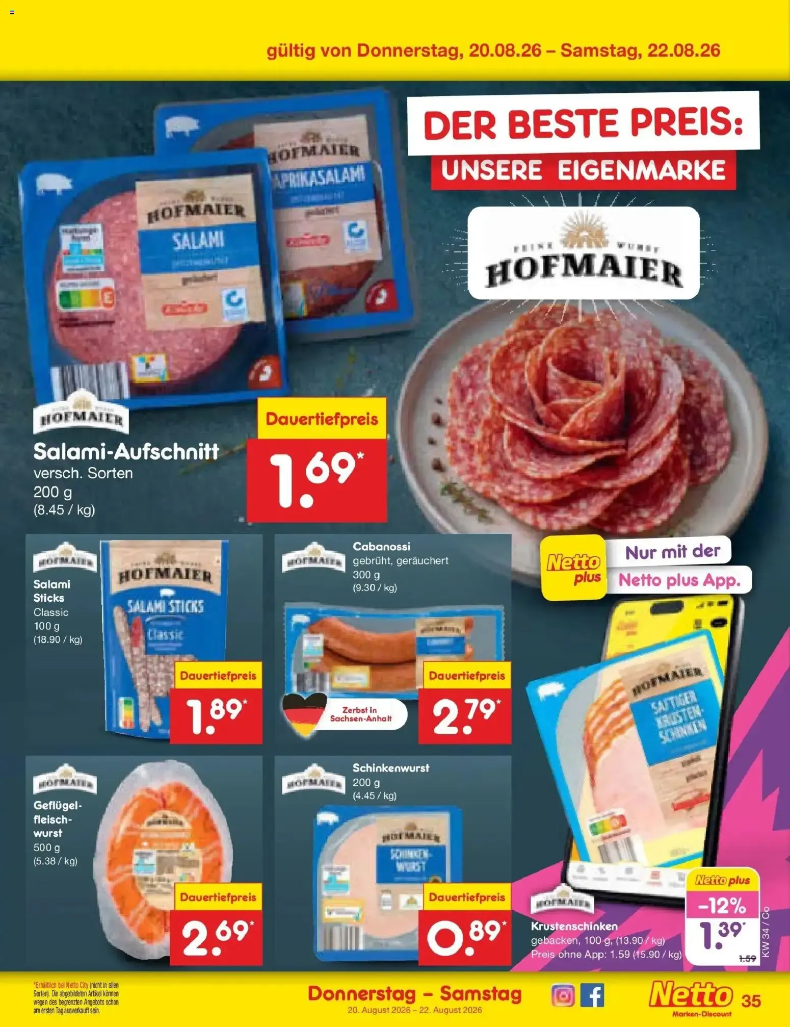 Netto Marken-Discount Prospekt Bitterfeld-Wolfen (ab 17.08.2026) » Angebote von 17. August bis 22. August 2026 - Prospekt seite 53