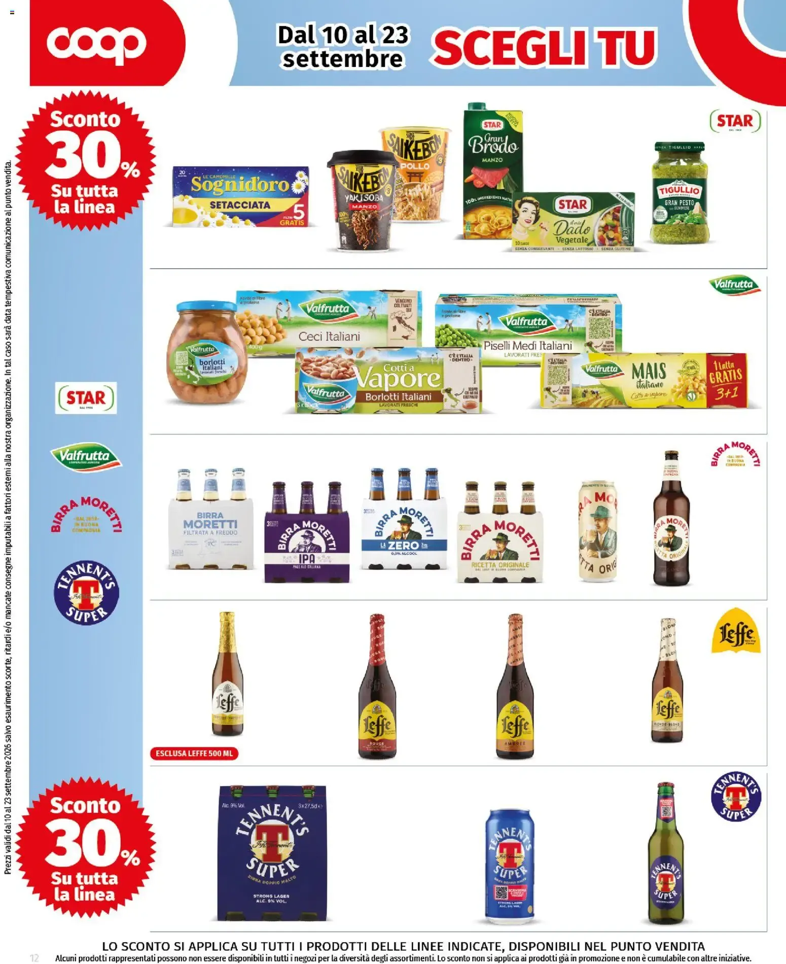 Coop Superstore: Scegli tu Grandi Marche con sconti da 10 settembre a 23 settembre di 2026 - Pagina del volantino 12