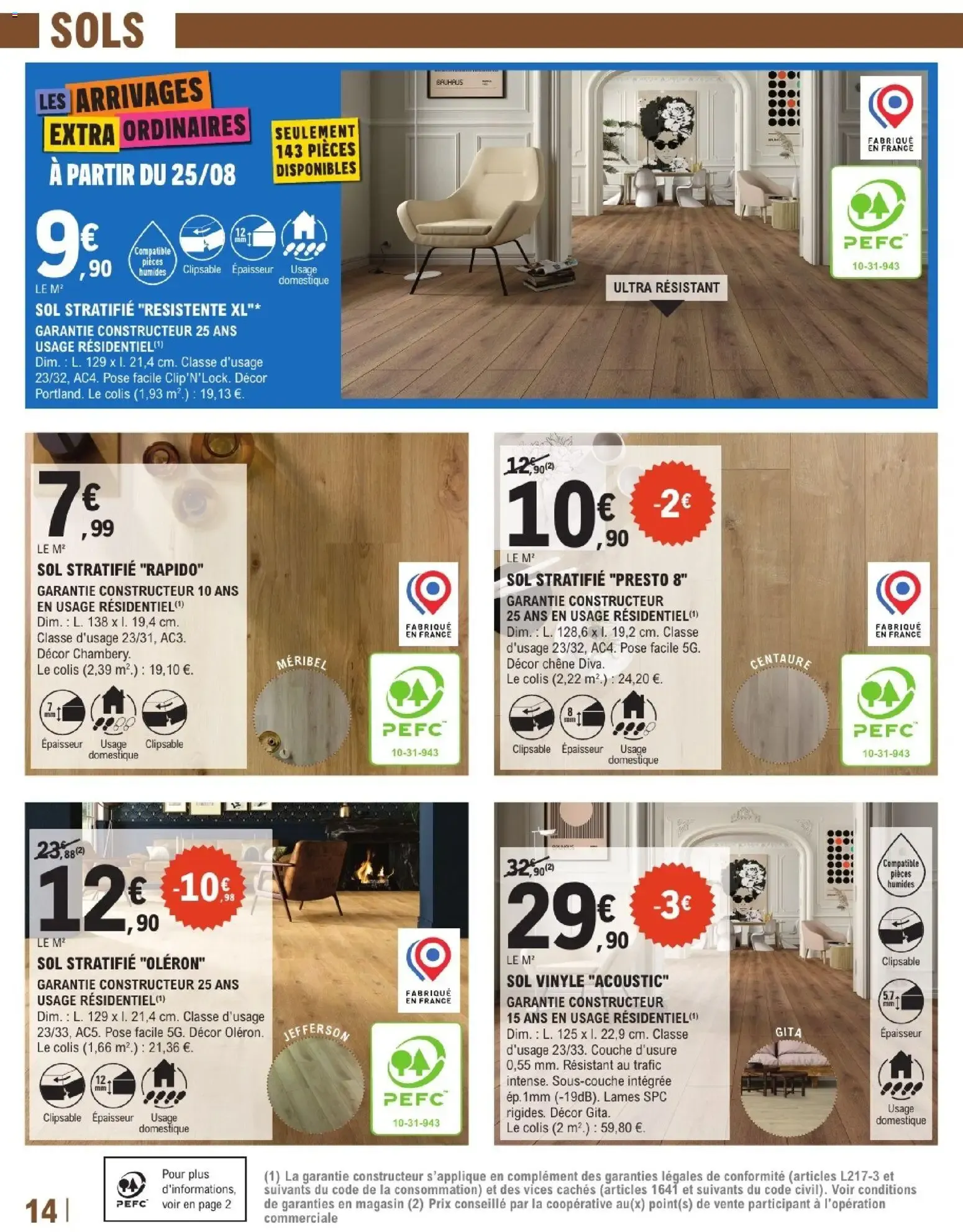 Brico E.Leclerc Arrivages bricolage à partir du 25/08/2026 - promo en ligne du 25 août au 12 septembre 2026 - Catalogue page 14