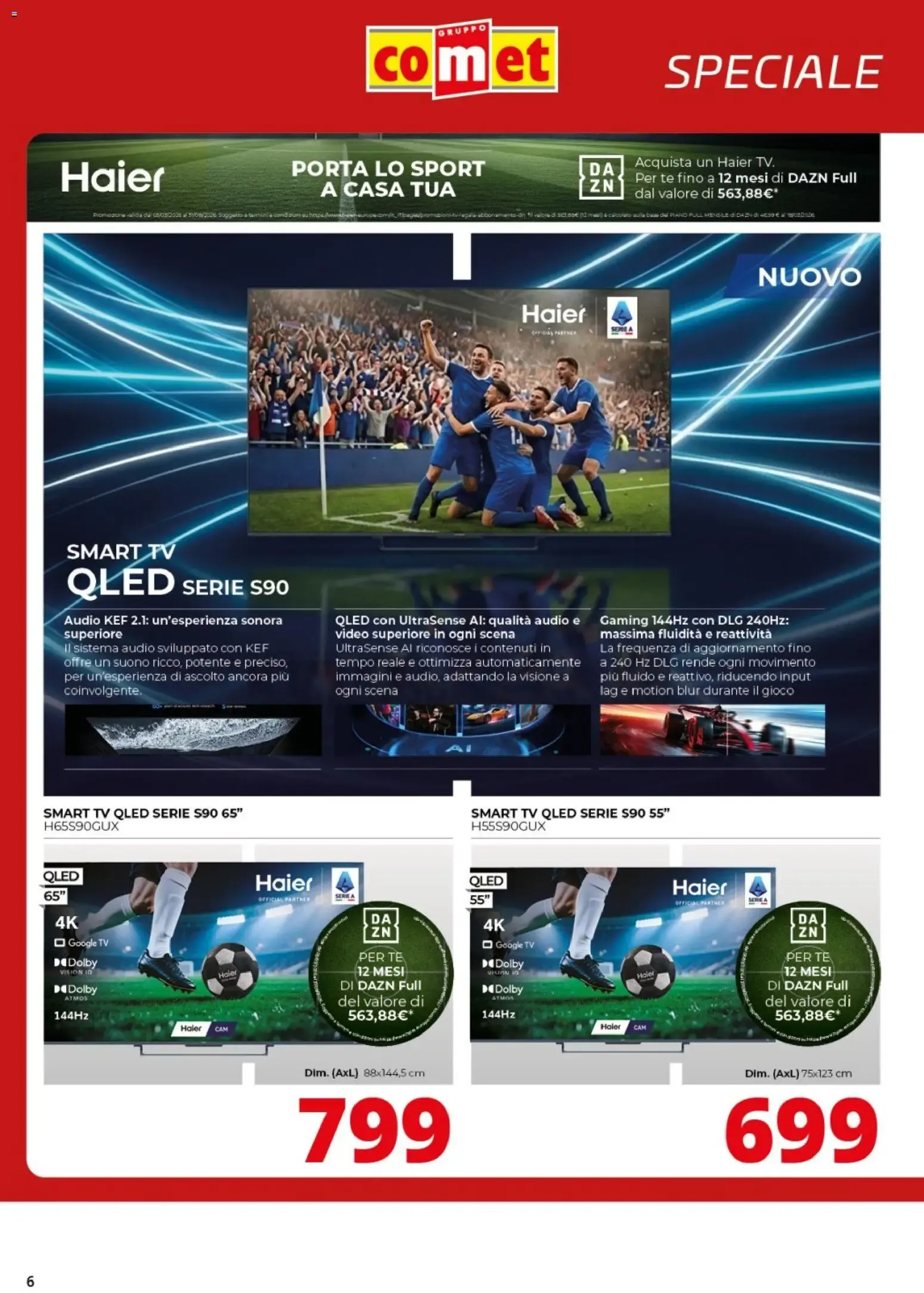 Speciale Video Haier - Comet da 3 agosto a 13 settembre di 2026 - Pagina del volantino 6
