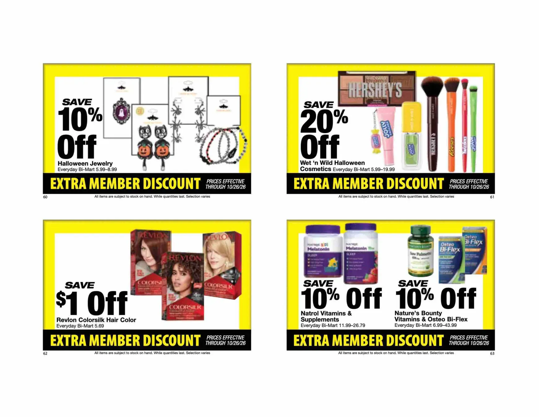 Weekly ad Current Bi-Mart - Extra member discount leaflet valid from Tuesday 10/13/2026 to Monday 10/26/2026 from October 13 to October 26 2026 - Page 17