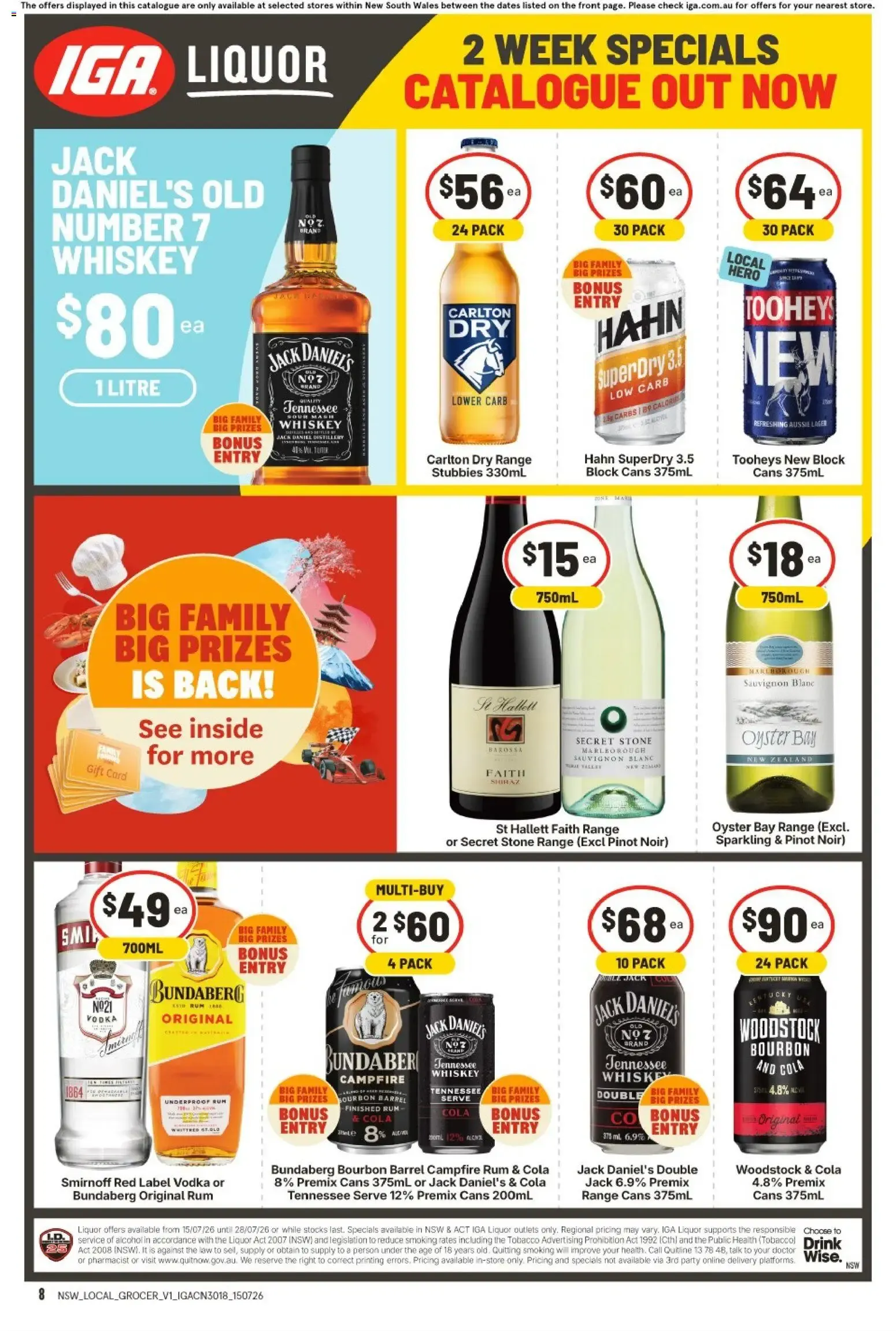 IGA Local Grocer - Big Family Big Prizes - Catalogue valid from 15 July to 21 July 2026 - page 8