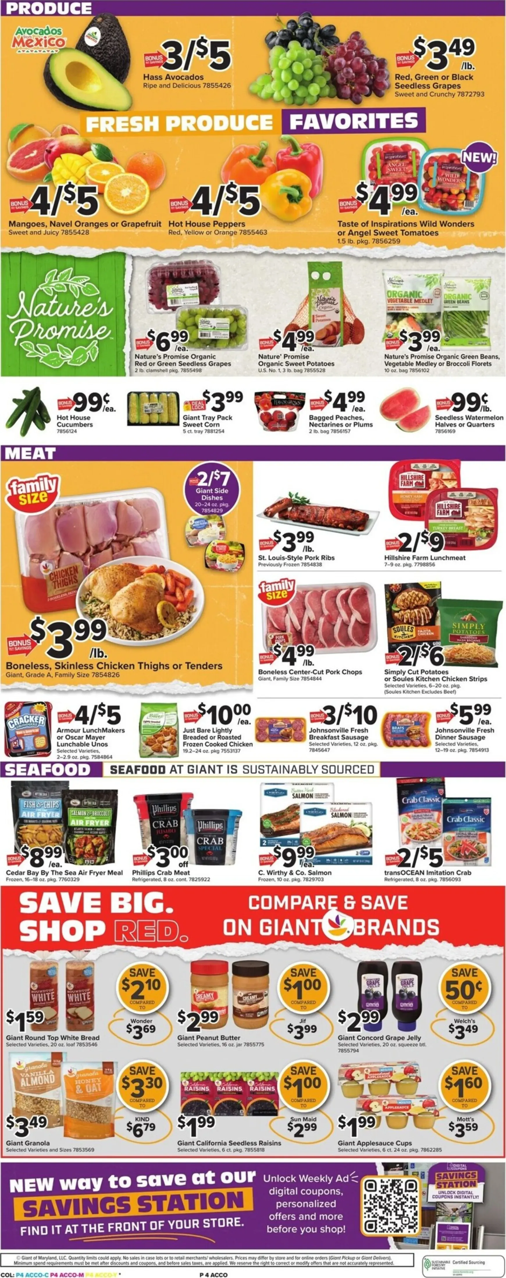 Weekly promotion Current Giant leaflet valid from Friday 08/07/2026 to Thursday 08/13/2026 spanning from August 7 to August 13 2026 - Page 7 for Catalogue 365