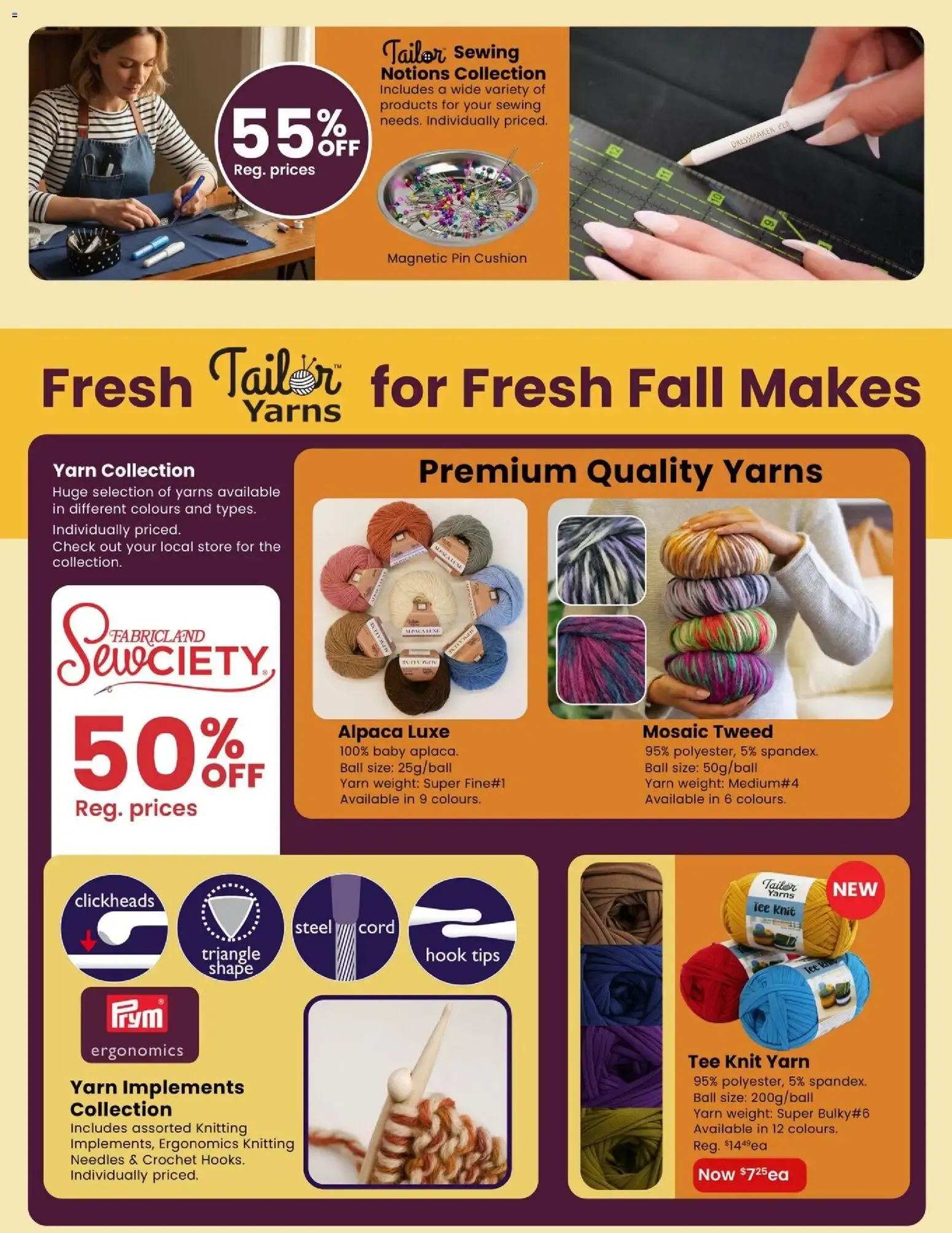 BACK TO Sewing SAVINGS from September 1 to September 30 2026 - flyer page 14
