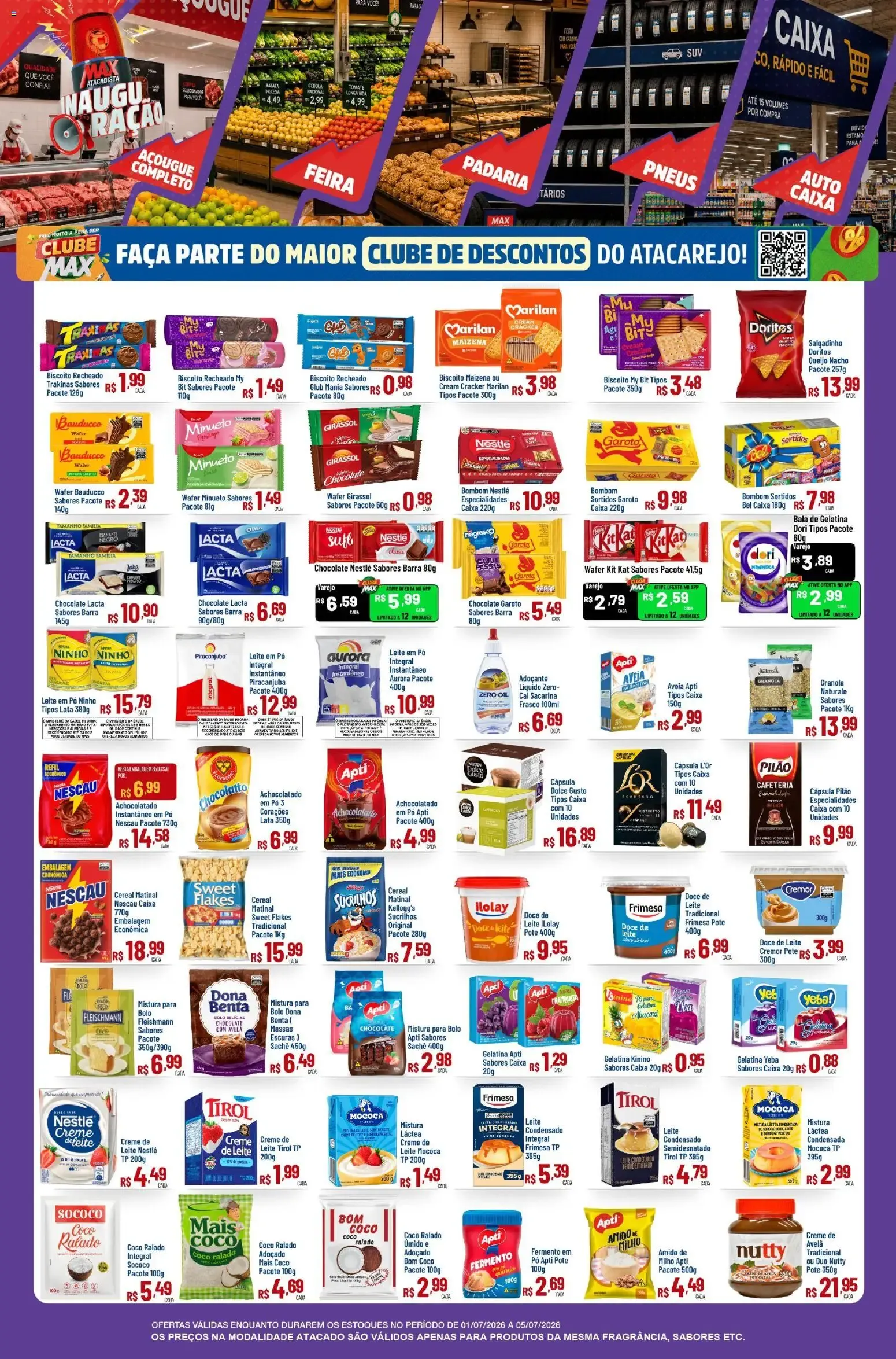 Encarte de Max Atacadista ofertas Inauguração de 01/07/2026 | Promoções Online 1 de julho até 5 de julho 2026 - Pagina 3