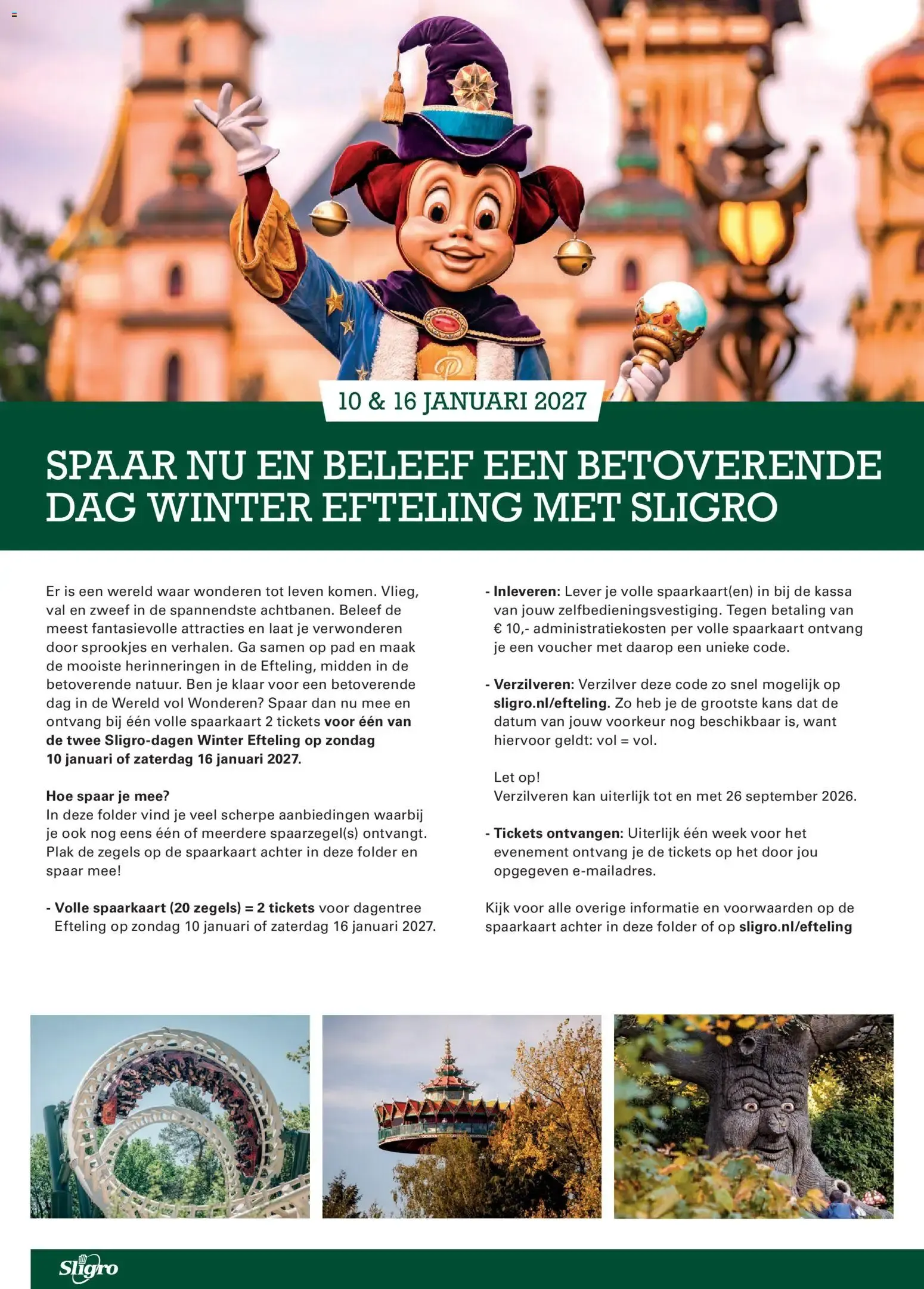 Sligro | Spaar Nu voor Winter Efteling van 3 september tot 21 september 2026 - Folder pagina 2