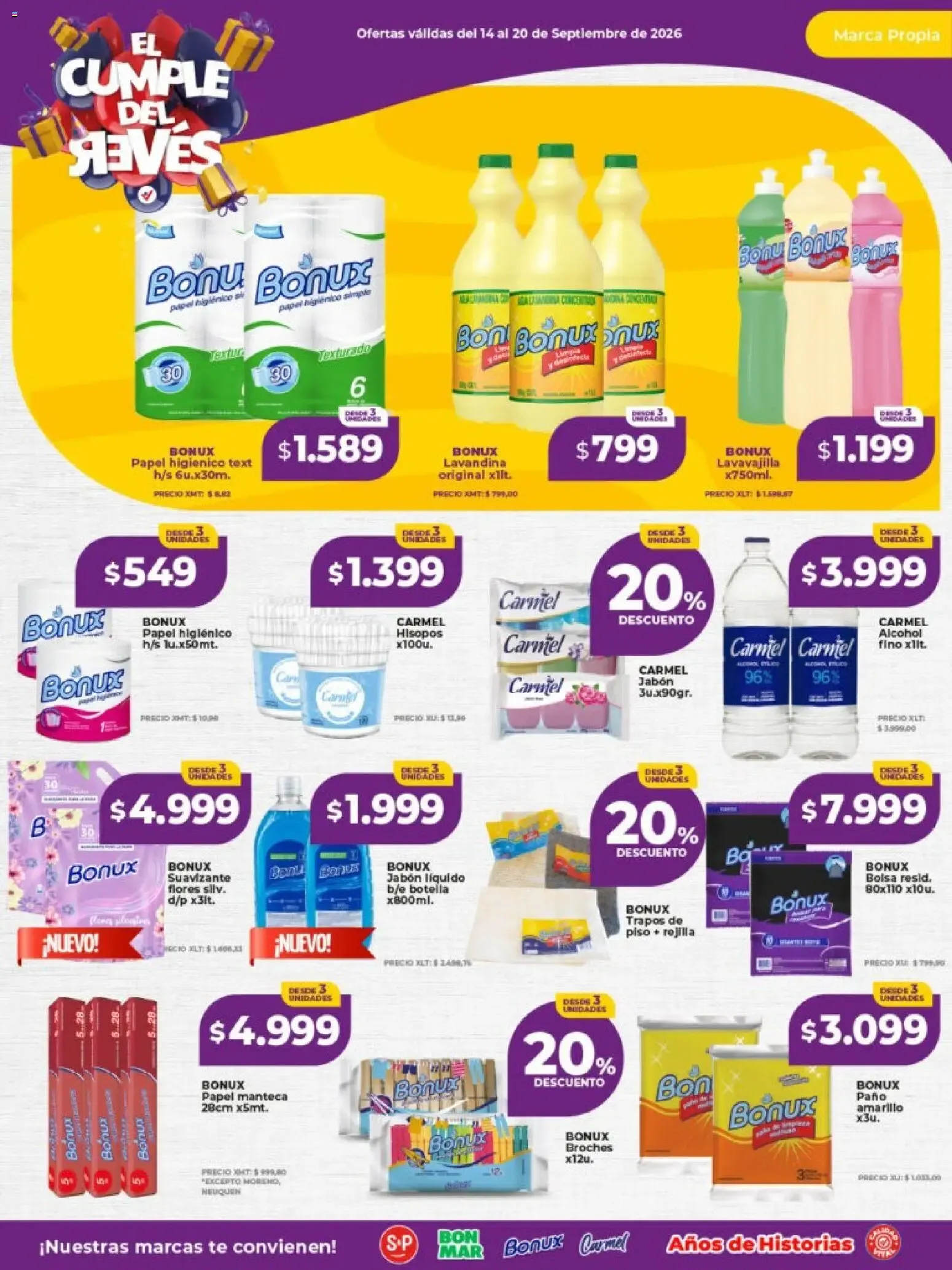 Ofertas de Vital - Especial nuestras marcas || del 14/09/2026 - 20/09/2026 || Catálogo 14 de septiembre al 20 de septiembre 2026 - Página 3 del catálogo