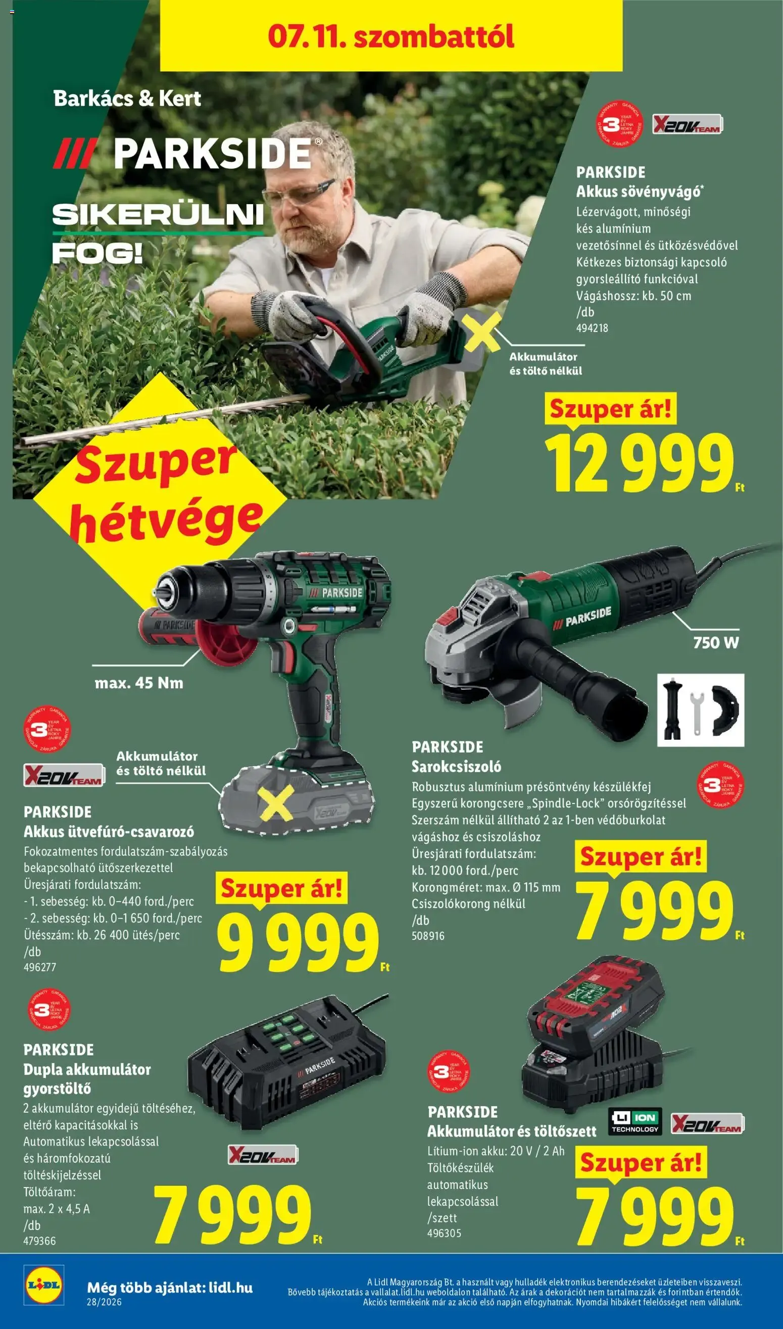 Katalógus Lidl Nonfood kínálatunk - 2026.07.09. -tól/töl > akció, lapozható szórólap 🛍️ július 9.-tól július 15.-ig 2026. - Oldal 10