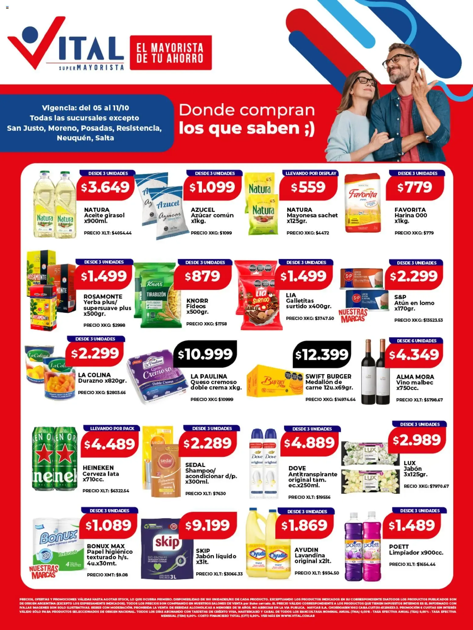 Ofertas de Vital - Ofertas || del 05/10/2026 - 11/10/2026 || Catálogo 5 de octubre al 11 de octubre 2026 - Página 1 del catálogo