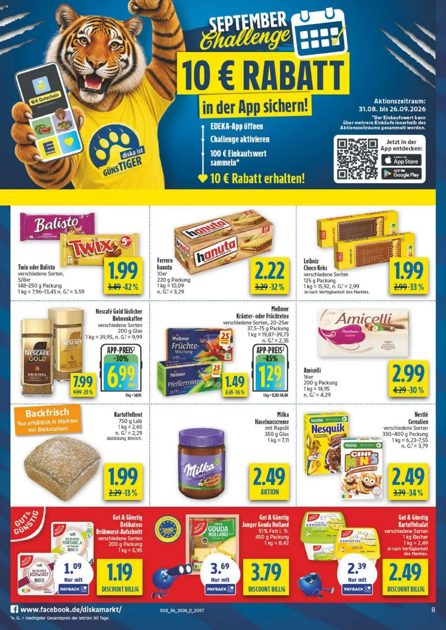 Diska von 31. August bis 5. September 2026 - Prospekt seite 8
