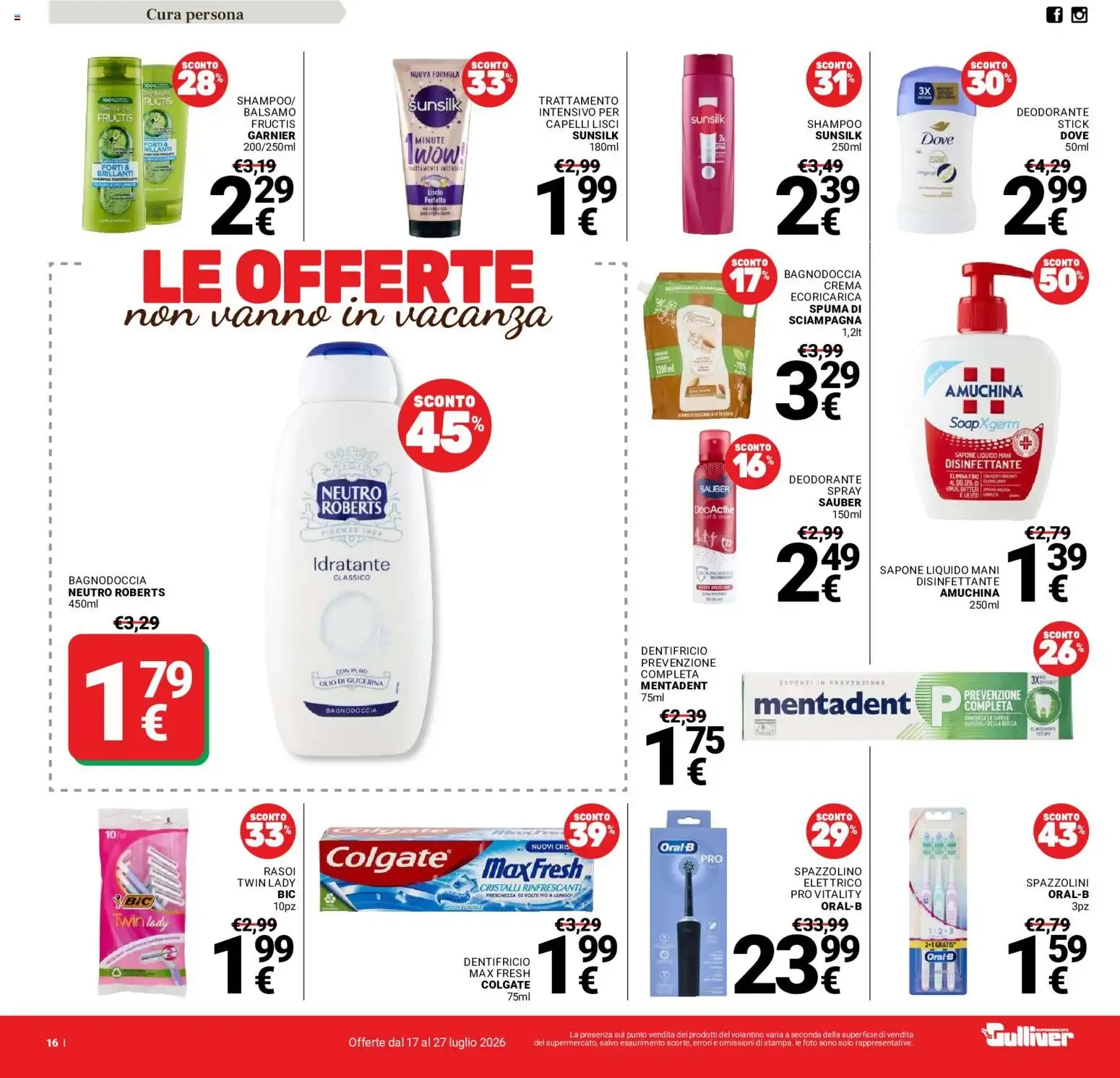 Nuovo Gulliver volantino dal 17/07/2026 > offerte anteprima 🛍️ da 17 luglio a 27 luglio di 2026 - Pagina del volantino 11