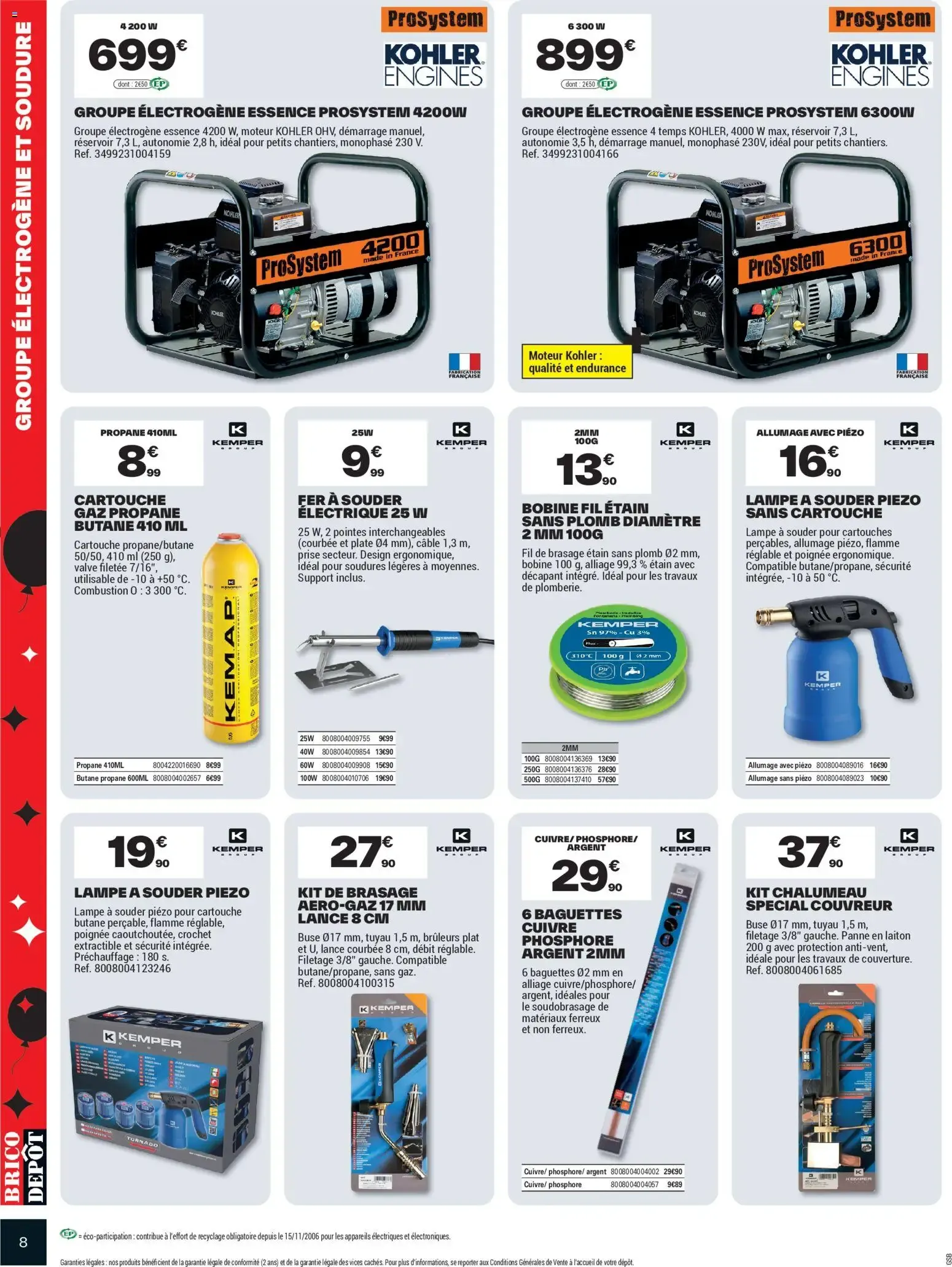 Brico Dépôt - l'anniv à prix dépôt à partir du 16/10/2026 - promo en ligne du 16 octobre au 29 octobre 2026 - Catalogue page 8
