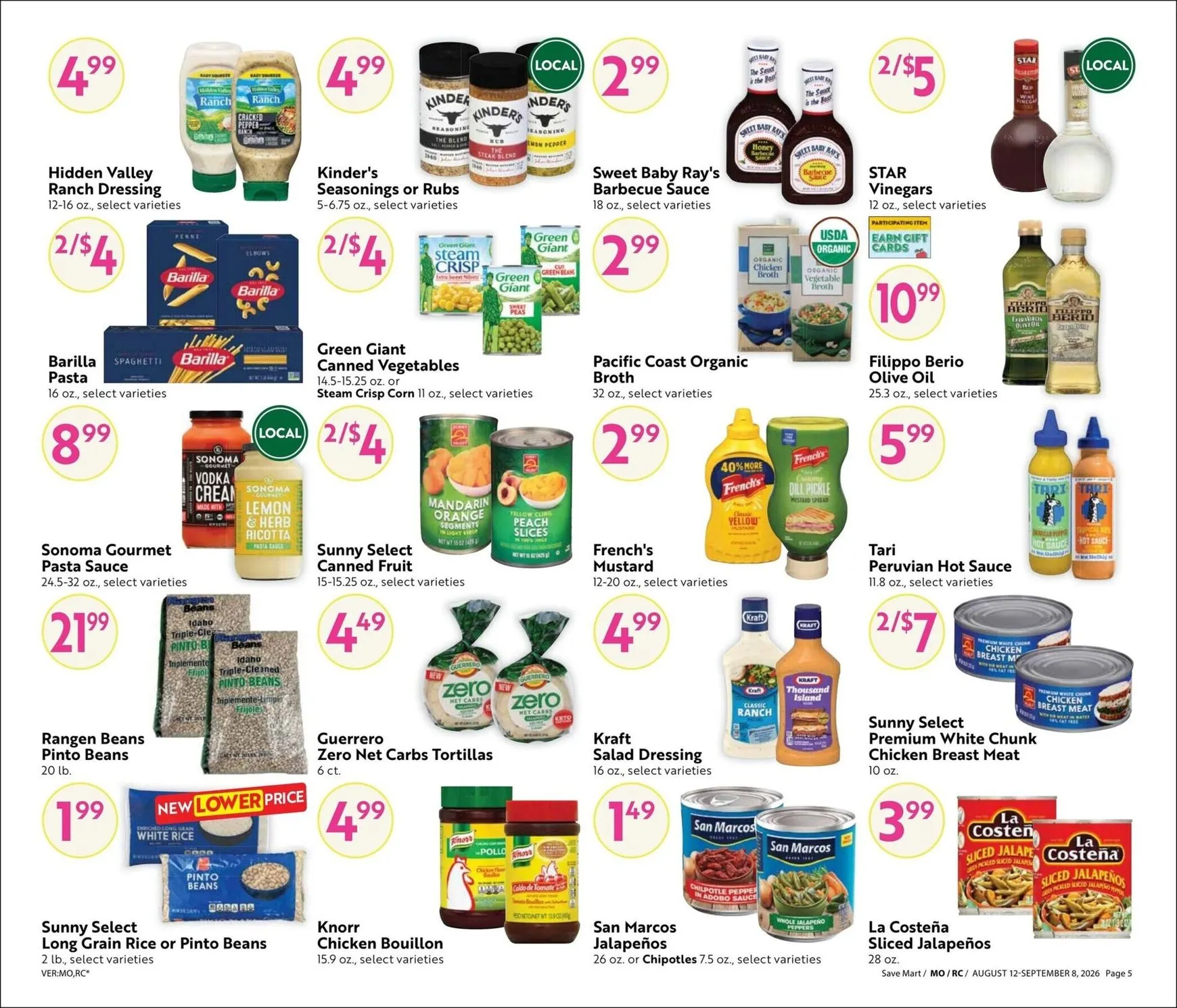 Weekly ad Current Save Mart - Steals & Deals leaflet valid from Wednesday 08/12/2026 to Tuesday 09/08/2026 from August 12 to September 8 2026 - Page 5