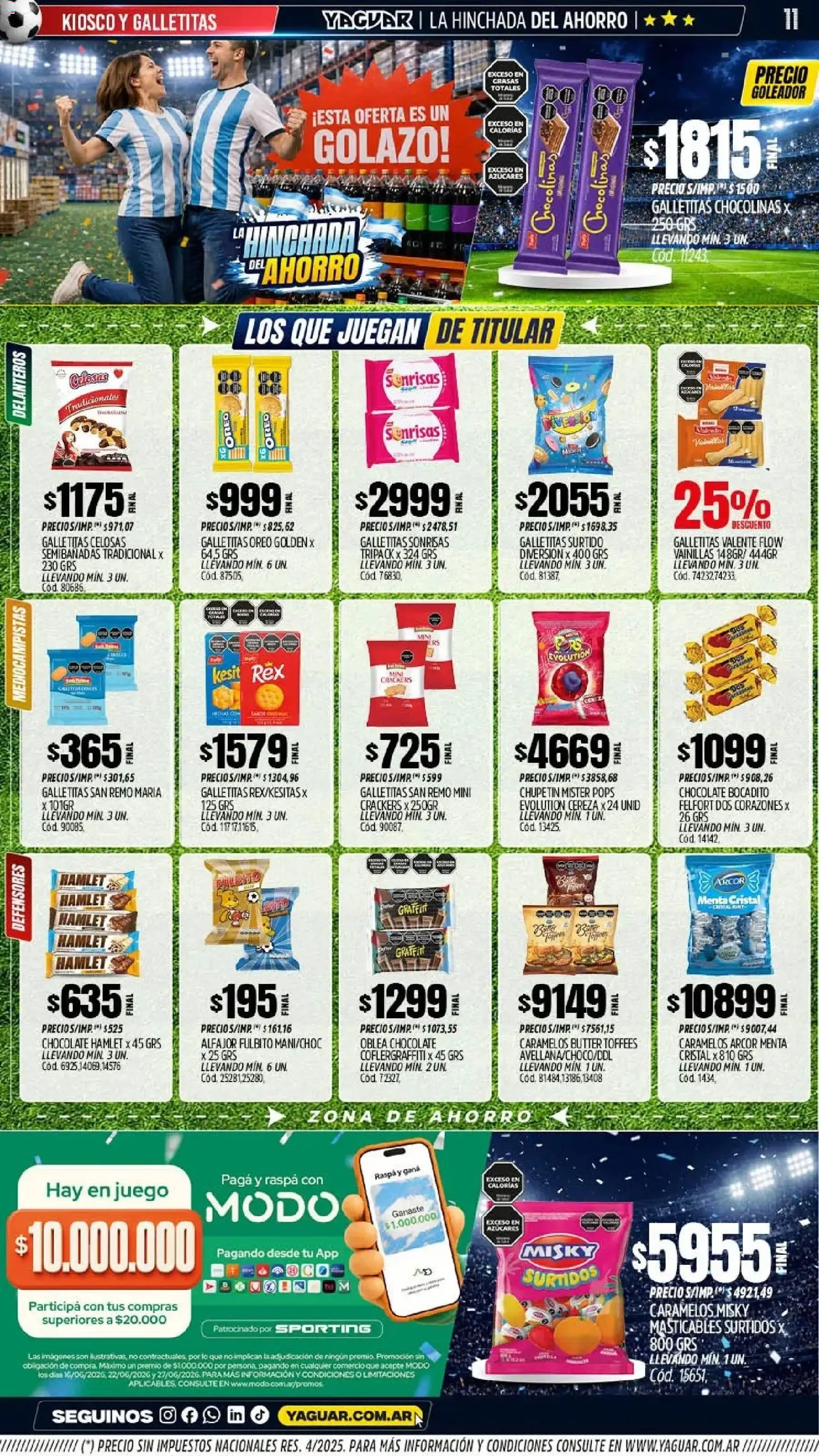 Ofertas de Yaguar catálogo del 15/06/2026 - 21/06/2026 15 de junio al 21 de junio 2026 - Página 10 del catálogo