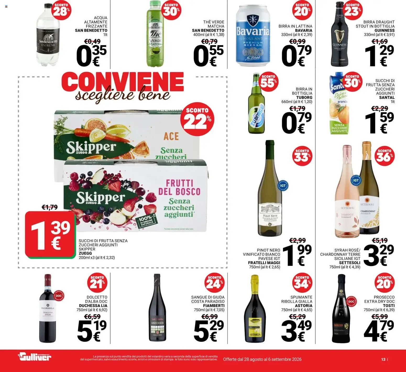 Nuovo Gulliver volantino dal 28/08/2026 > offerte anteprima 🛍️ da 28 agosto a 6 settembre di 2026 - Pagina del volantino 13
