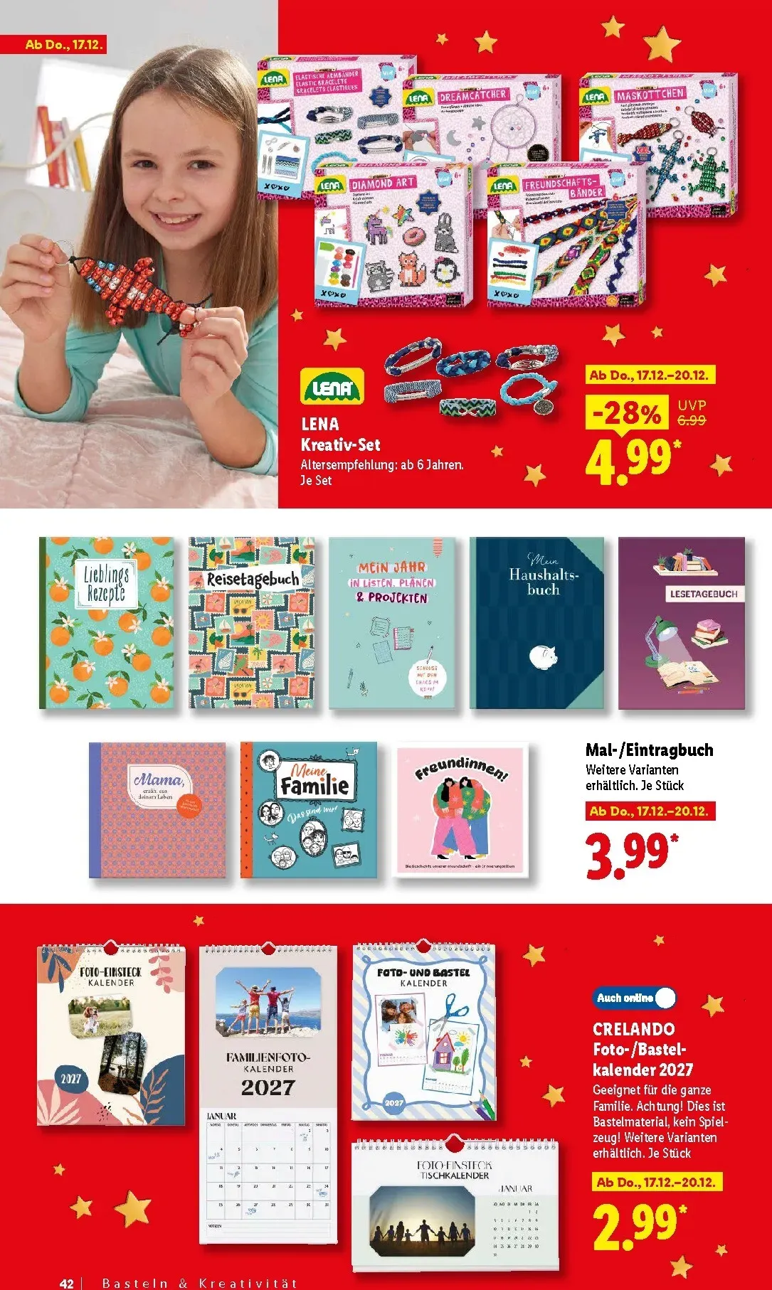 Lidl - Entdecke zahlreiche Geschenkideen Prospekt – von Montag 19.10.2026 bis Donnerstag 24.12.2026 von 26. Oktober bis 24. Dezember 2026 - Prospekt seite 42
