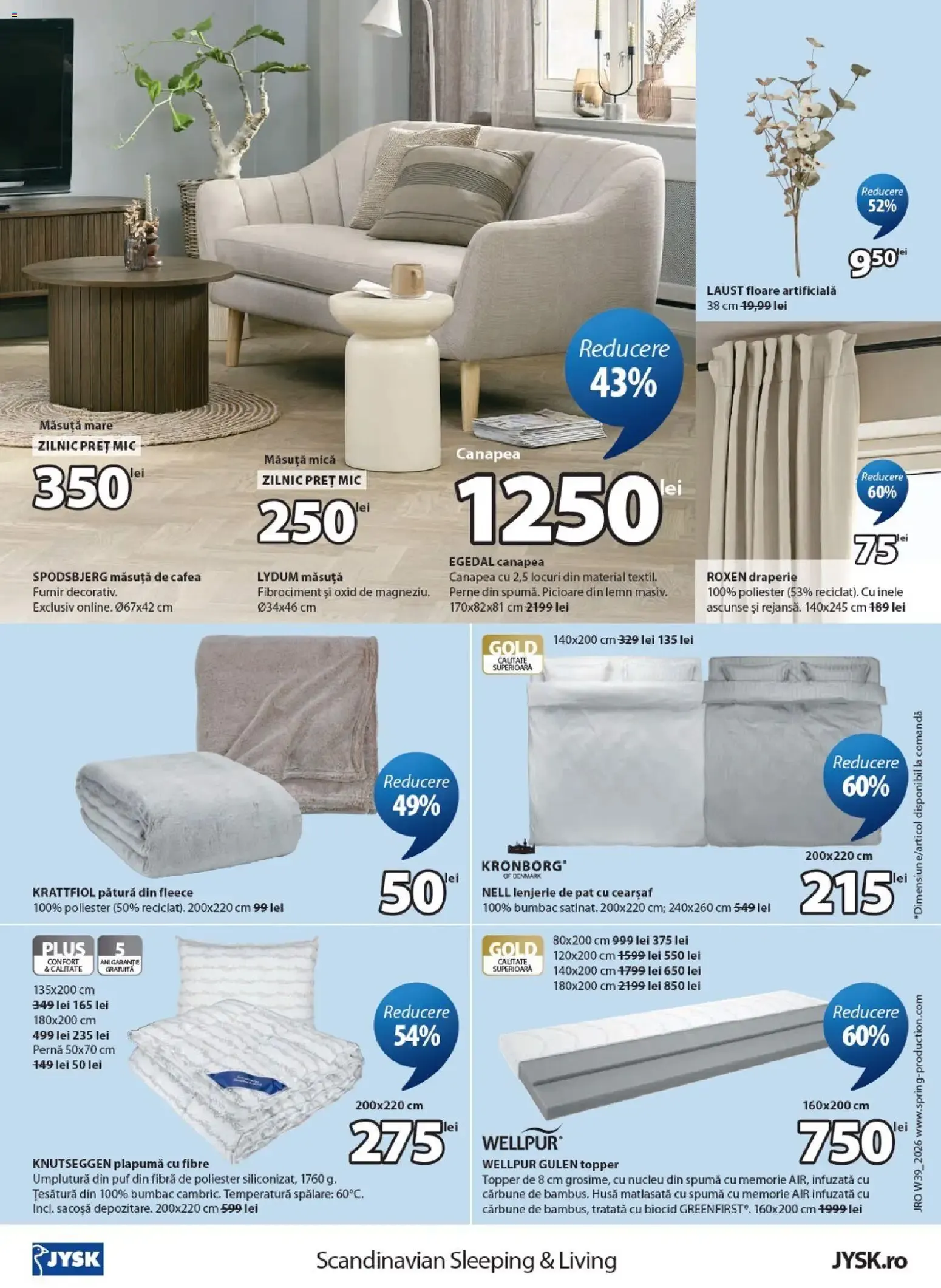 Catalog JYSK Catalog - Oferta 24.09.2026 - 23.10.2026 de la 24 septembrie până la 23 octombrie 2026 - Revista Pagina 24