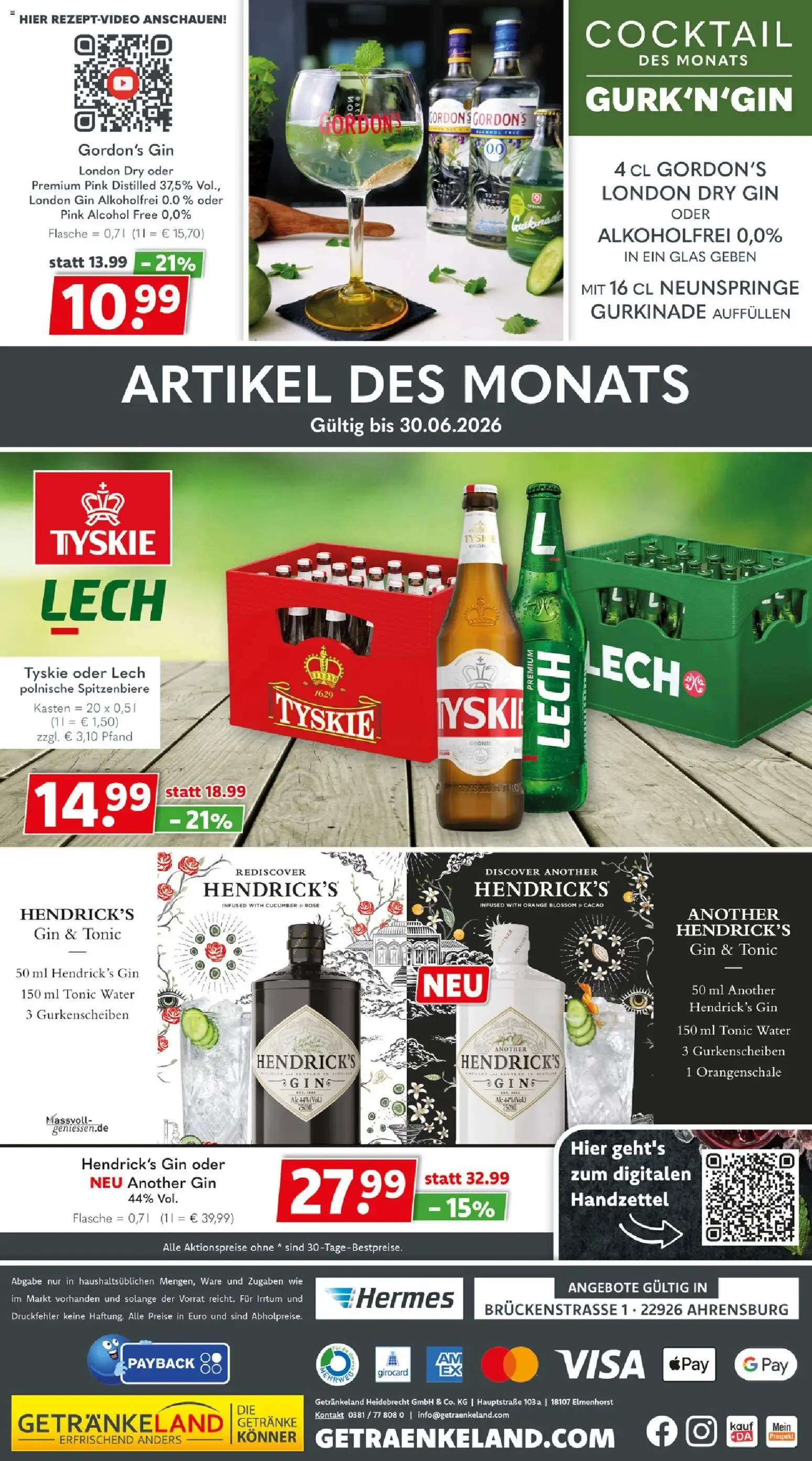 Getränkeland Prospekt (ab 08.06.2026) zum Blättern von 8. Juni bis 20. Juni 2026 - Prospekt seite 11