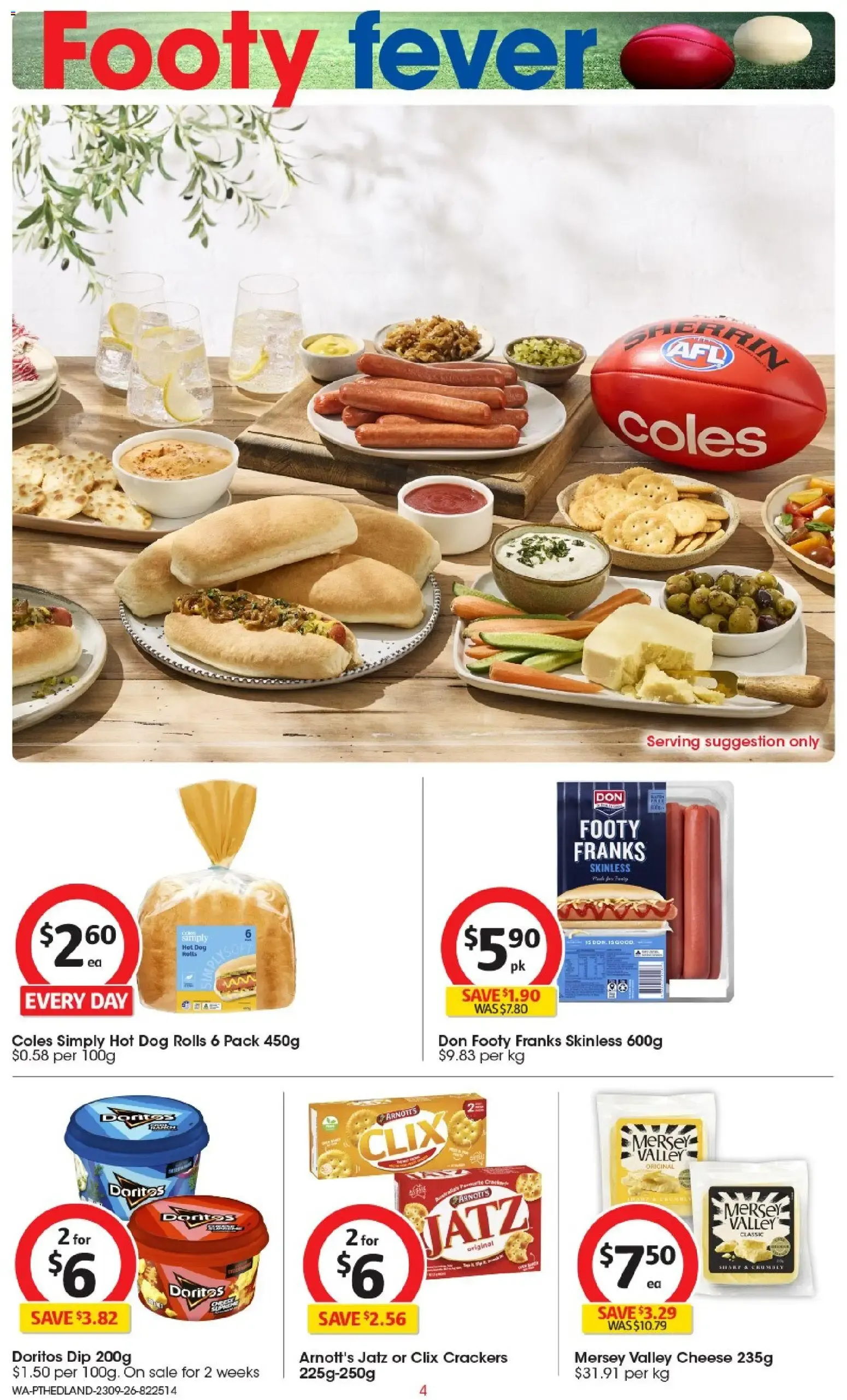 Coles | Footy fever - Catalogue valid from 23 September to 29 September 2026 - page 4