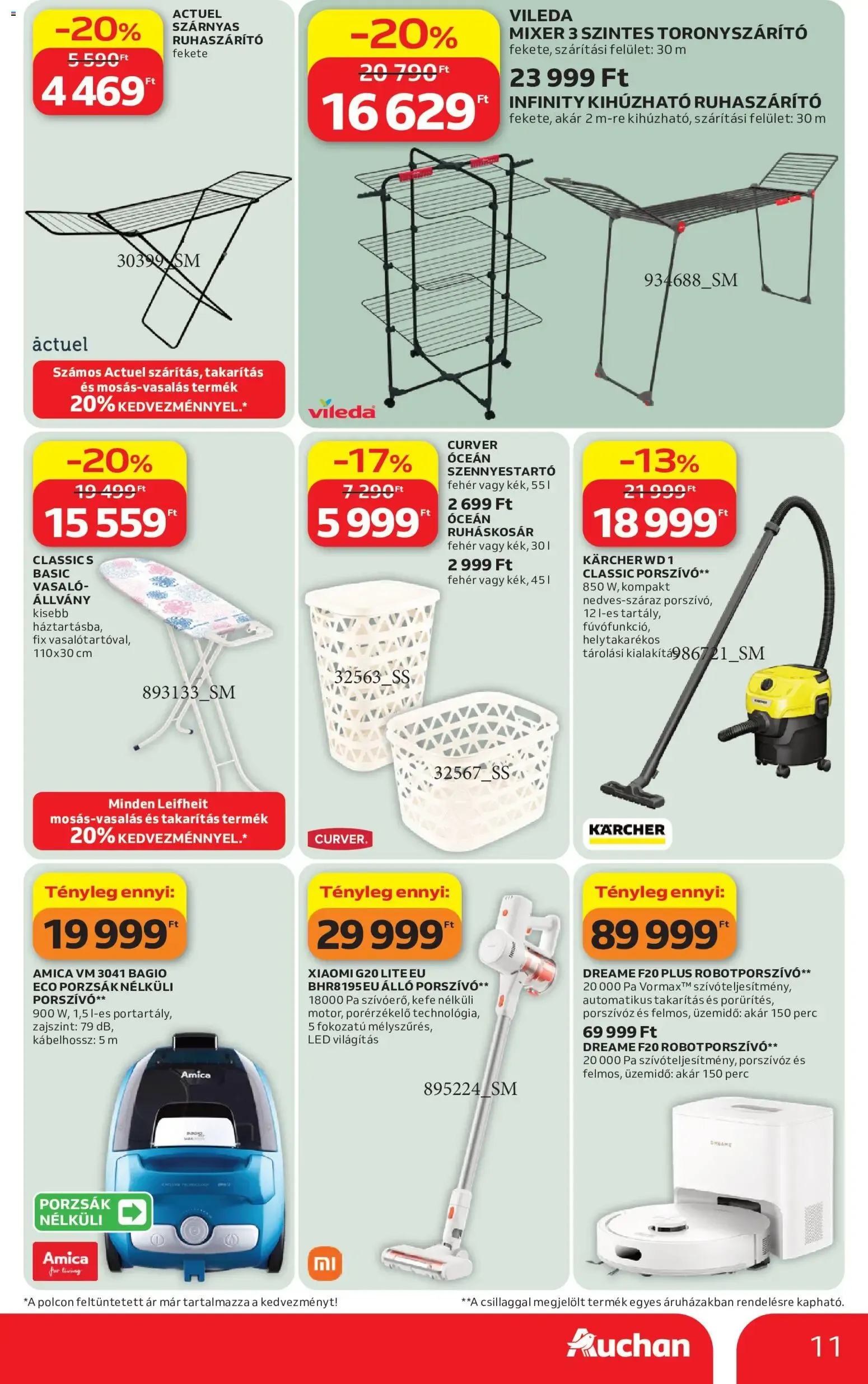 Katalógus Auchan Hipermarket: Spórolj makulátlan ajánlatokkal! szeptember 24.-tól október 14.-ig 2026. - Oldal 11