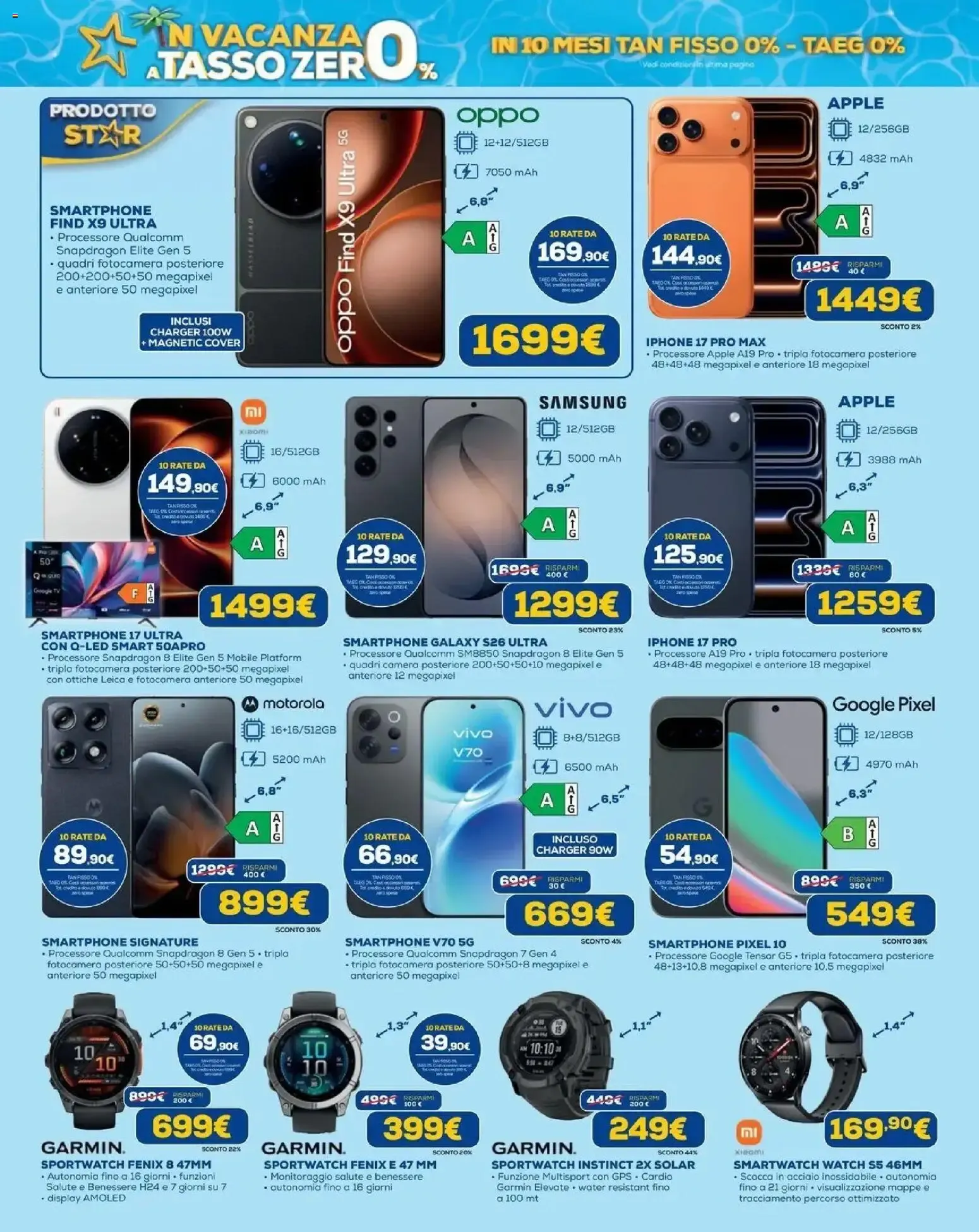 Euronics - In vacanza a tasso zero da 30 luglio a 19 agosto di 2026 - Pagina del volantino 2
