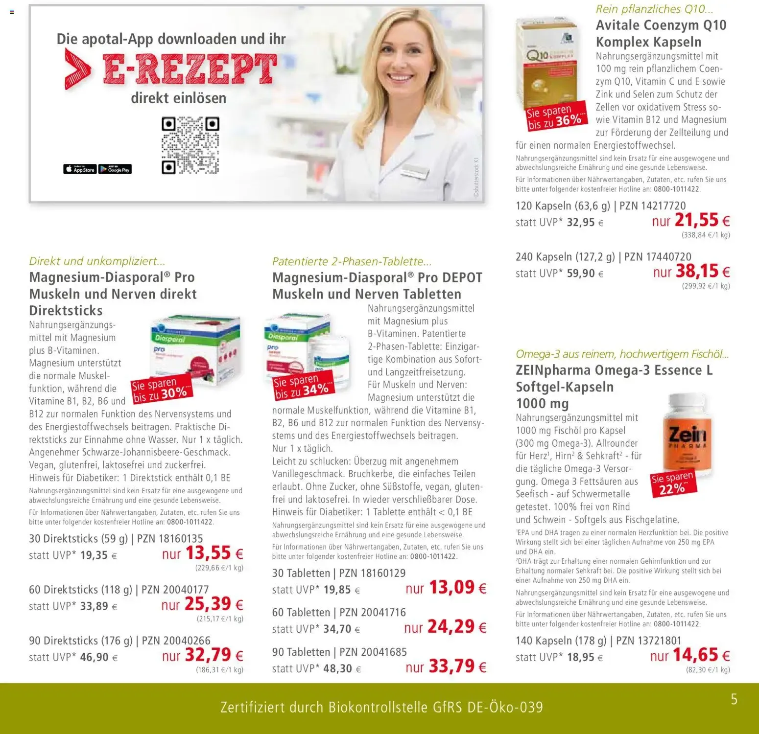 Apotal Info Post 086 von 16. Juli bis 15. Oktober 2026 - Prospekt seite 5