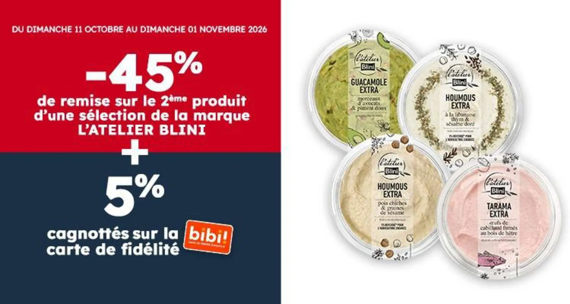 Promoción L'ATELIER BLINI du 11 octobre au 1 novembre 2026 - Catalogue page 1