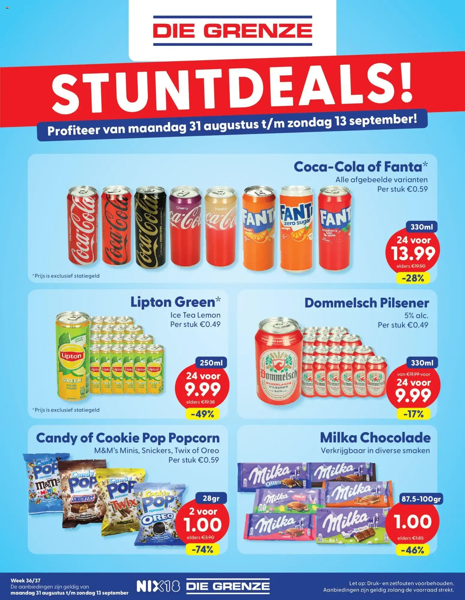 Die Grenze Stuntdeals van 31 augustus tot 13 september 2026 - Folder pagina 1