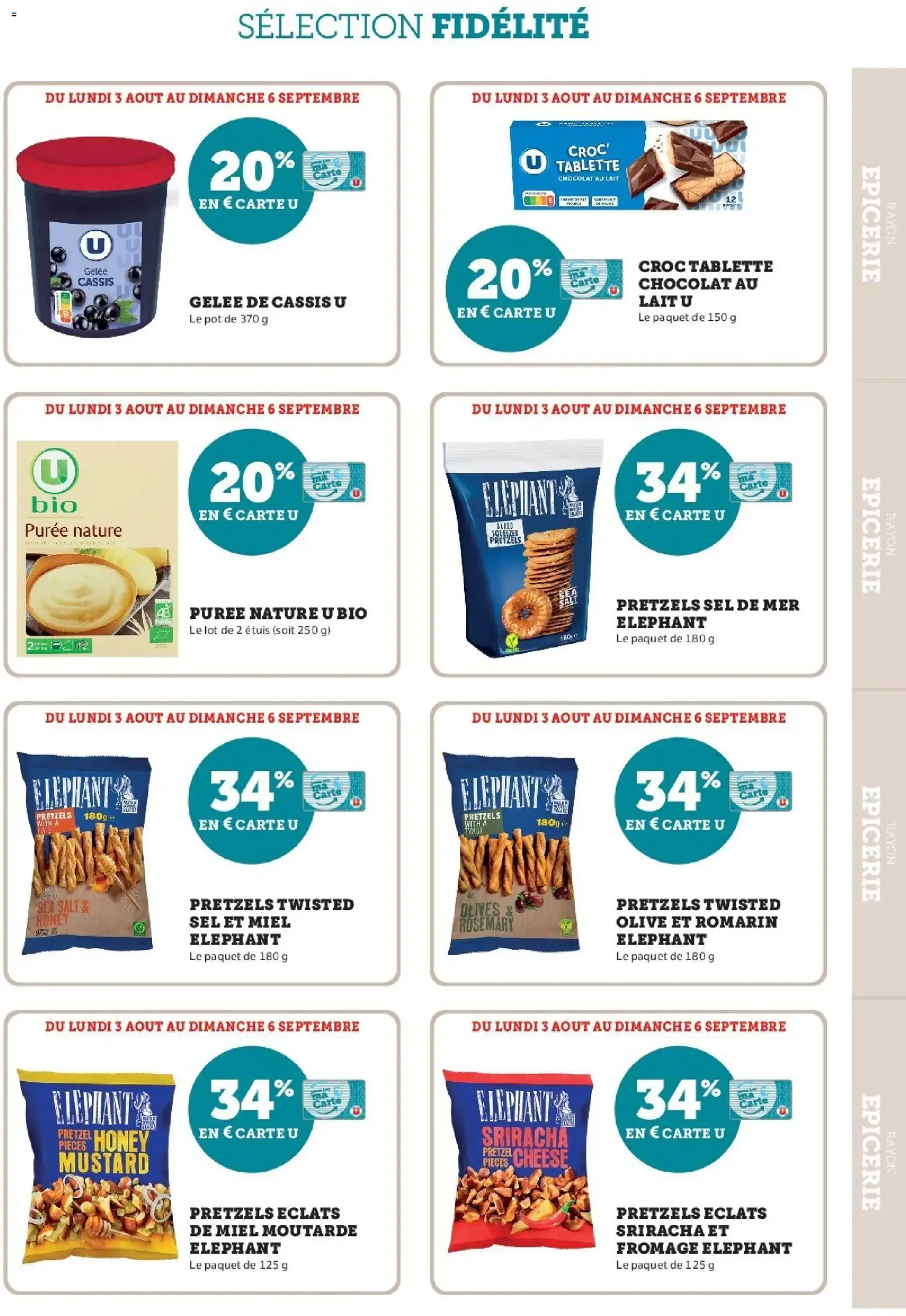 Super U - Ma sélection Carte U Aout à partir du 03/08/2026 - promo en ligne du 3 août au 6 septembre 2026 - Catalogue page 17