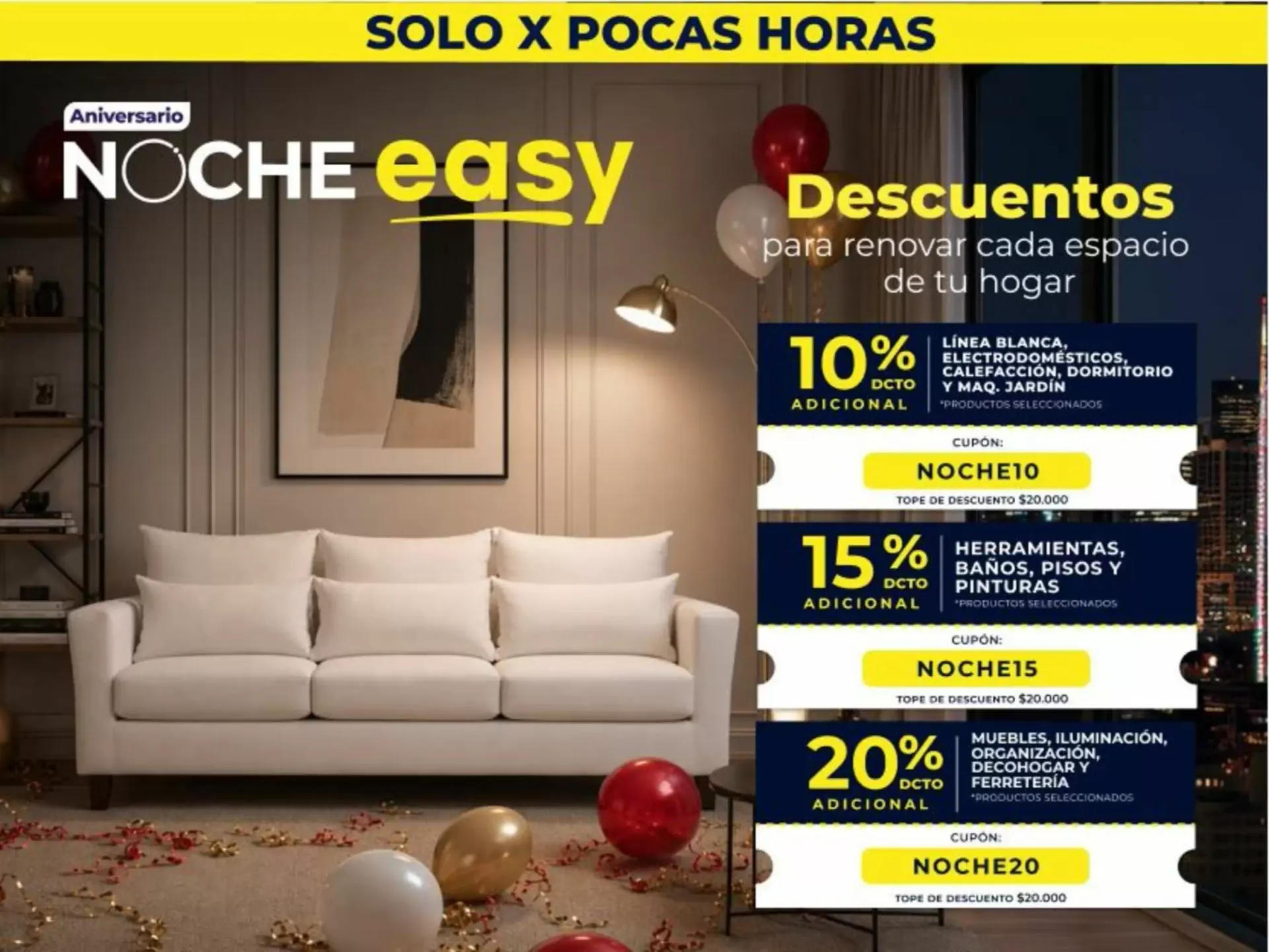 Catálogo de Aniversario Noche Easy 14 de julio al 29 de julio 2026 - Página 1
