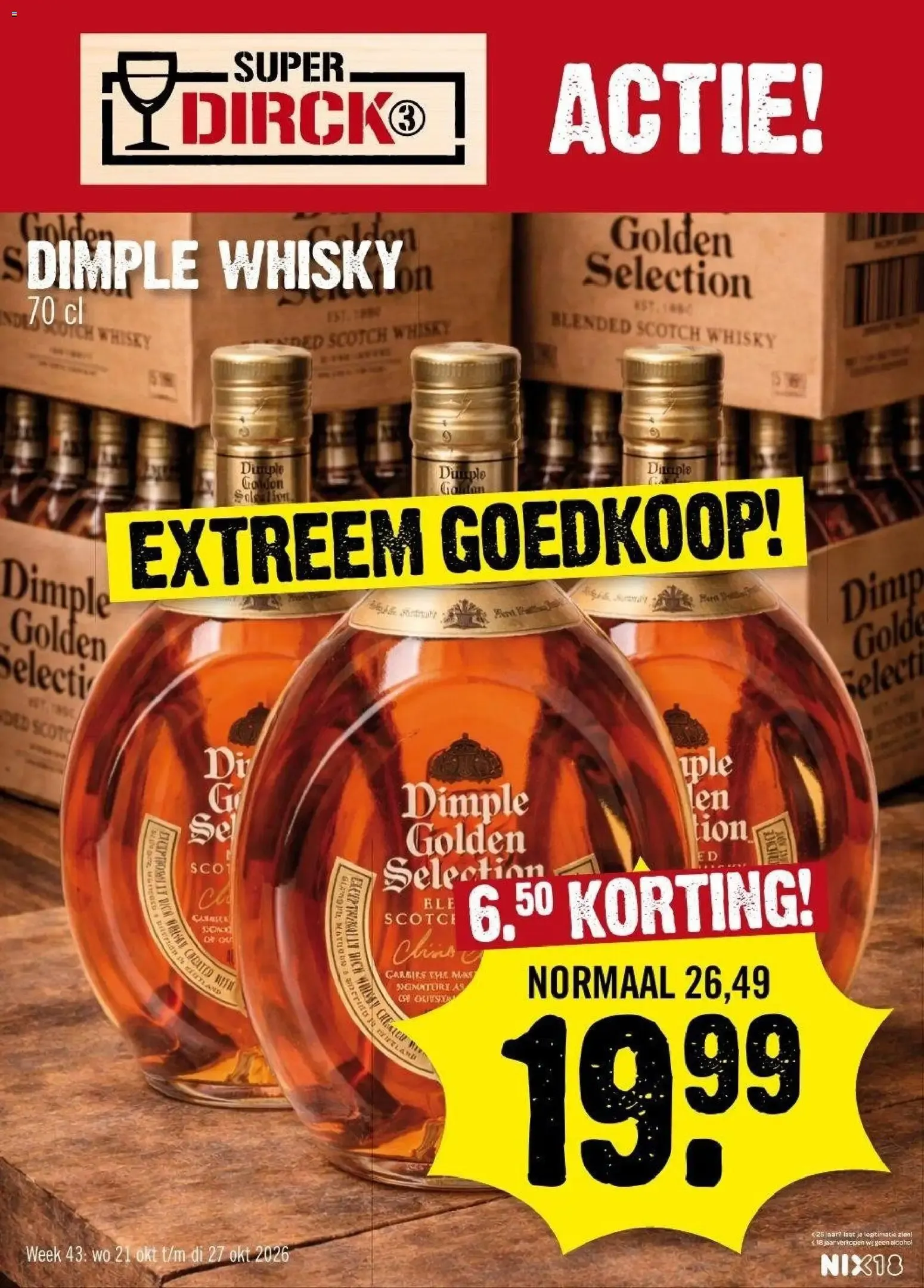 DIMPLE WHISKY van 21 oktober tot 27 oktober 2026 - Folder pagina 1
