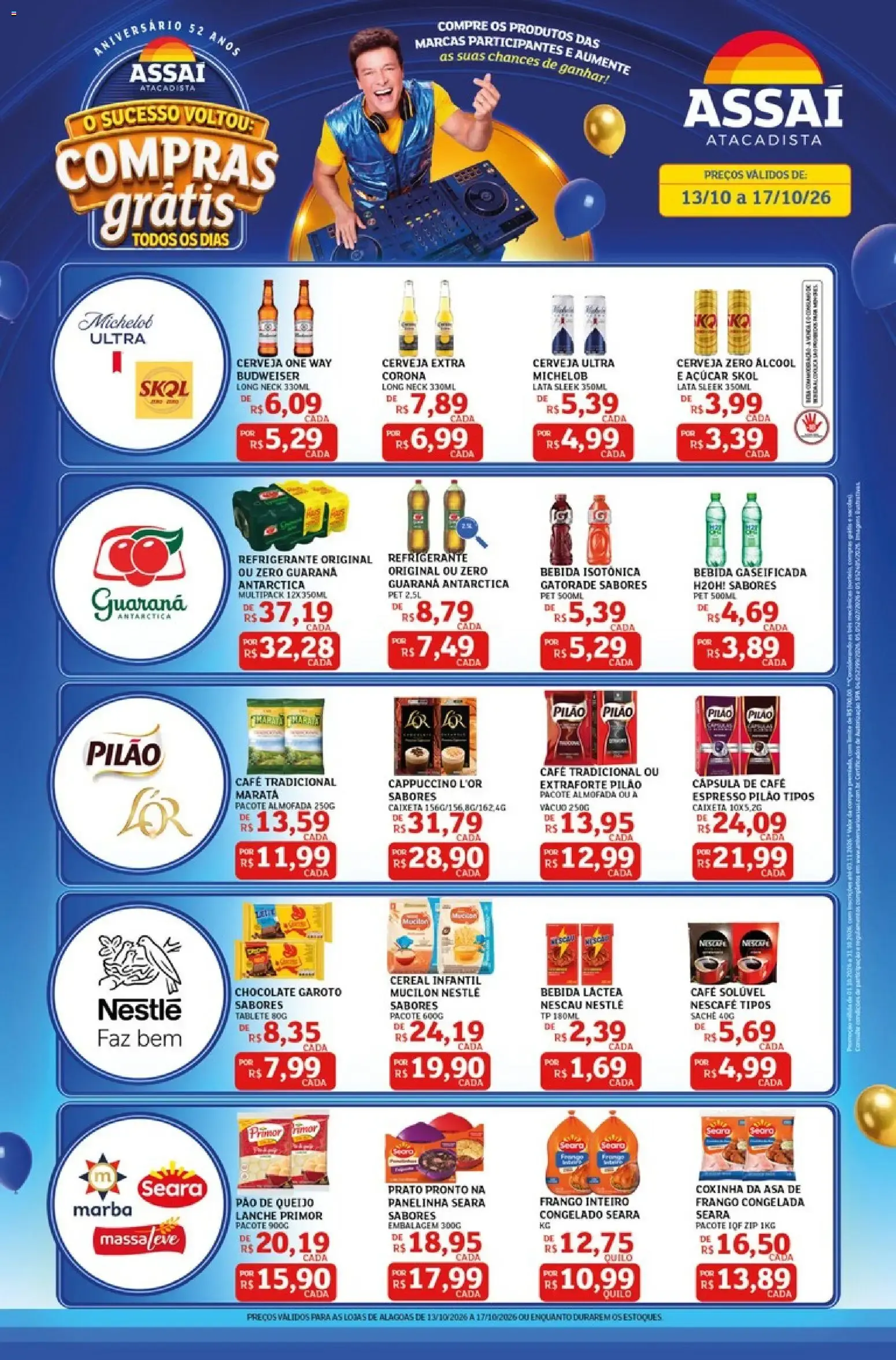 Encarte de Assaí Atacadista ofertas - AL de 13/10/2026 | Promoções Online 13 de outubro até 17 de outubro 2026 - Pagina 1