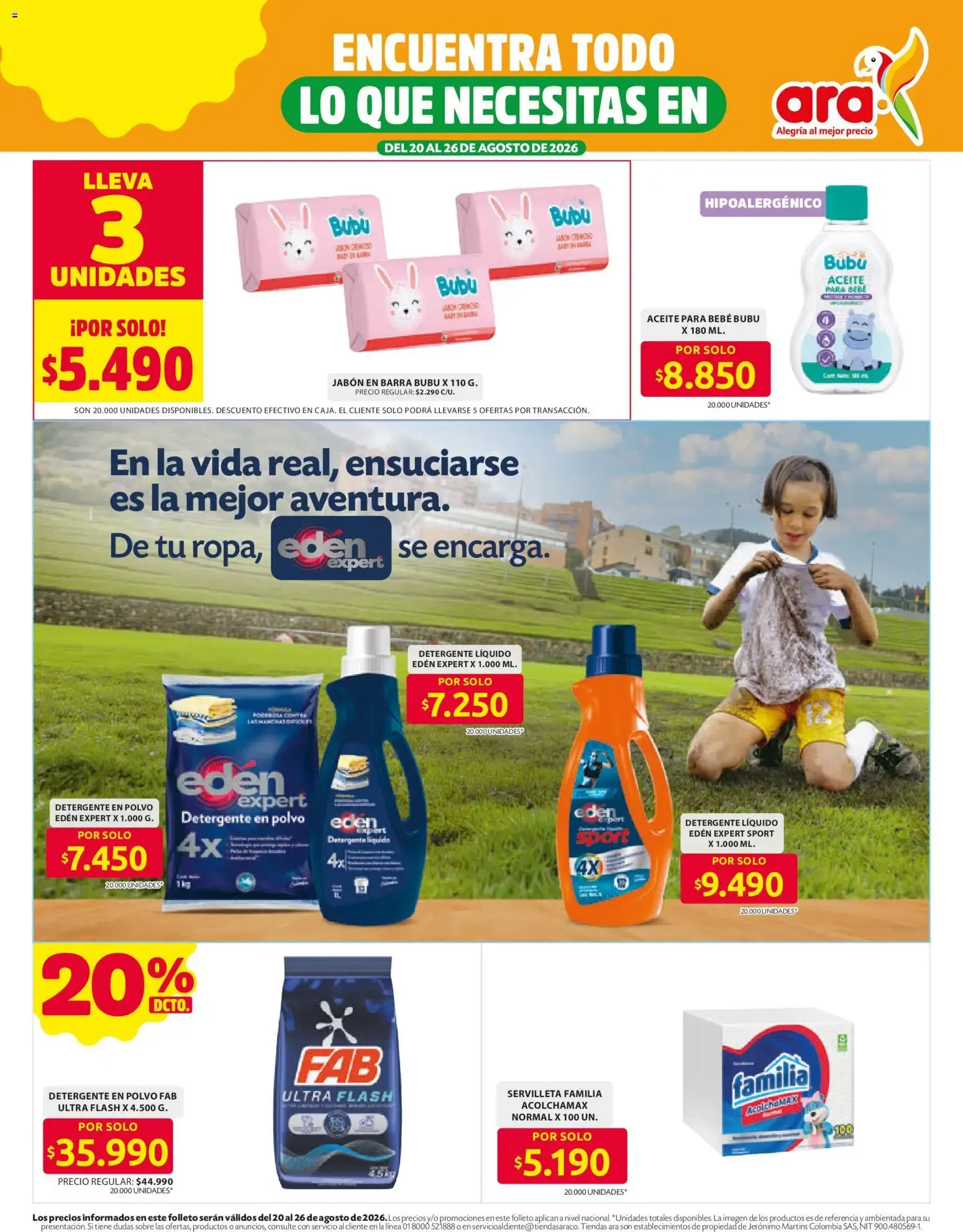Catalogo de Ara - Ahorra con Alegría al Mejor Precio 20 de agosto al 26 de agosto 2026 - Pag 14