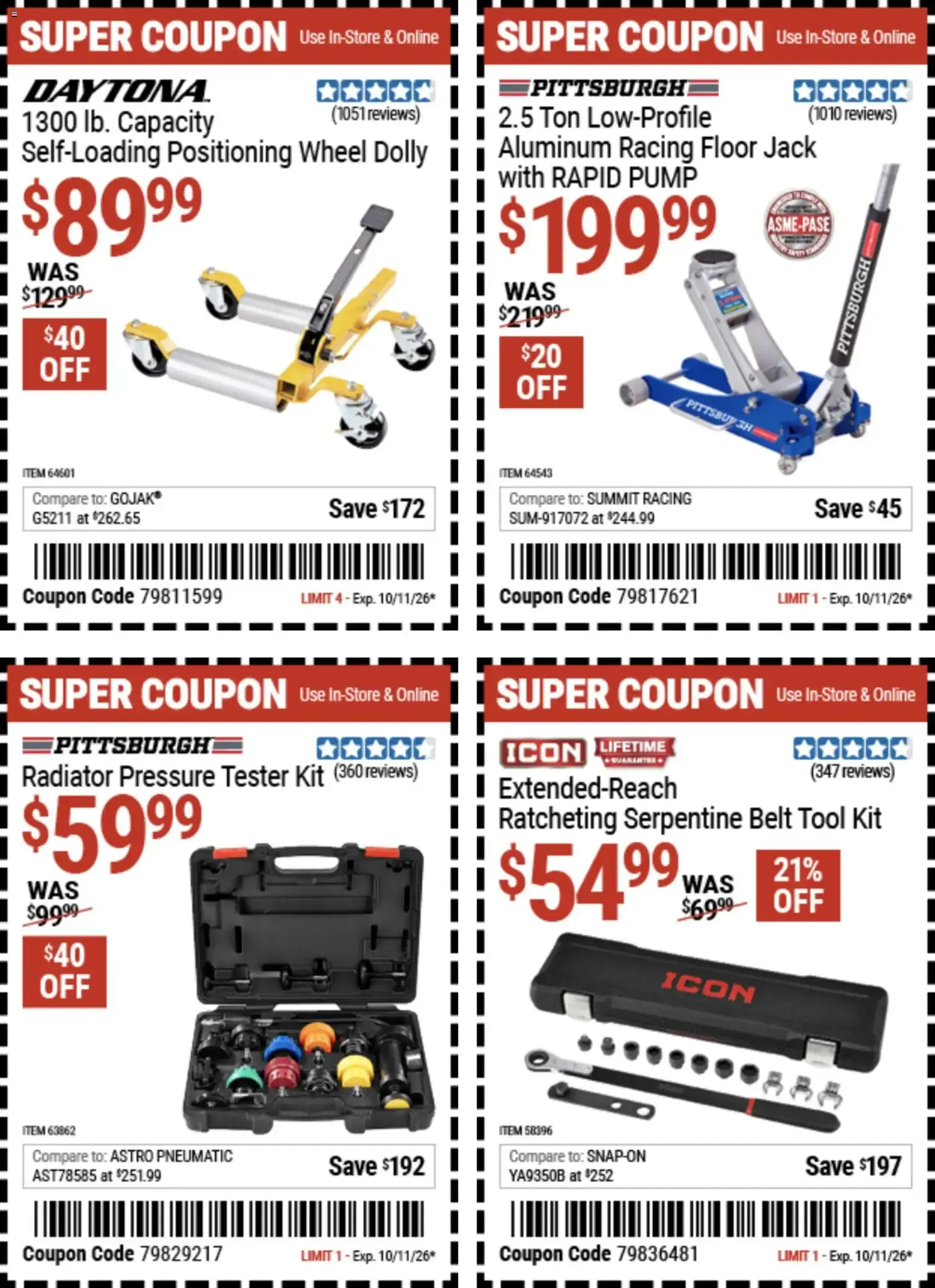 Weekly ad Harbor Freight Coupon Deals from September 28 to October 11 2026 - Page 6