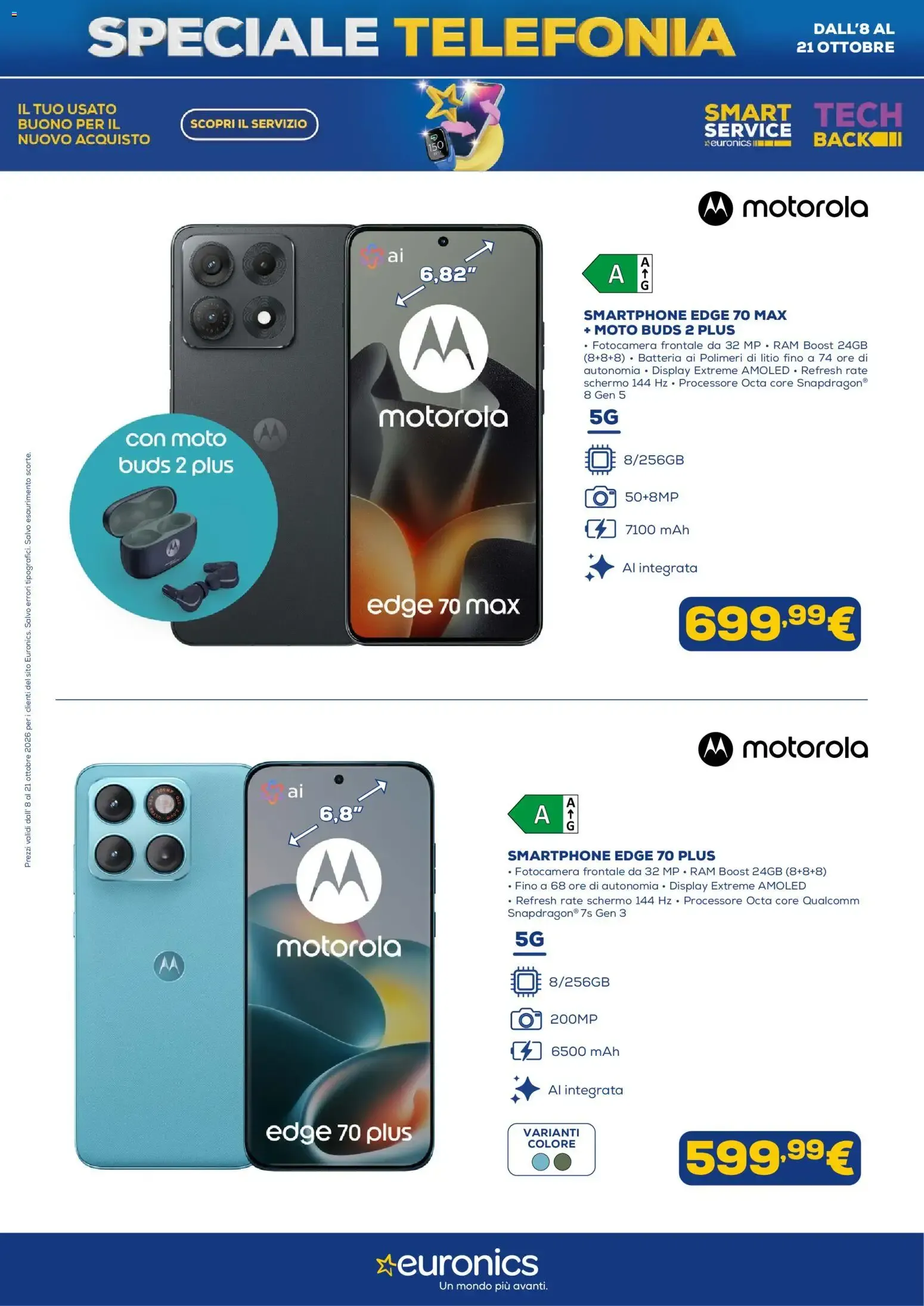 Nuovo Euronics volantino Telefonia dal 08/10/2026 > offerte anteprima 🛍️ da 8 ottobre a 21 ottobre di 2026 - Pagina del volantino 10