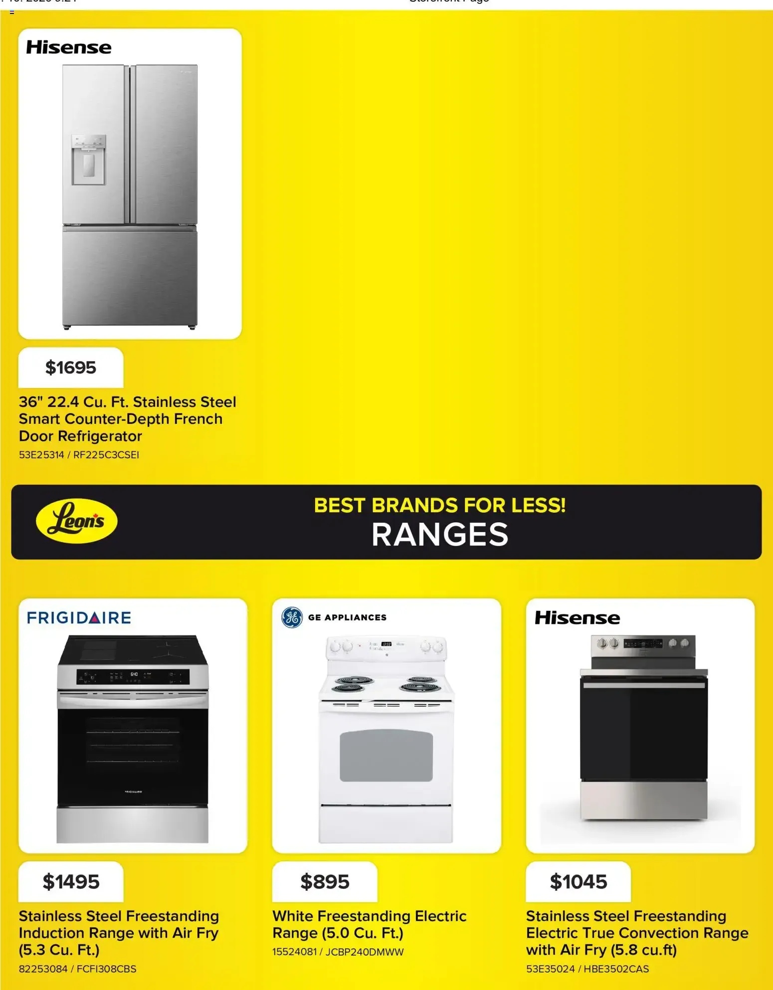 Leon's flyer - BBFL Appliances from Oct 8, 2026 > weekly specials & deals from October 8 to October 14 2026 - flyer page 4