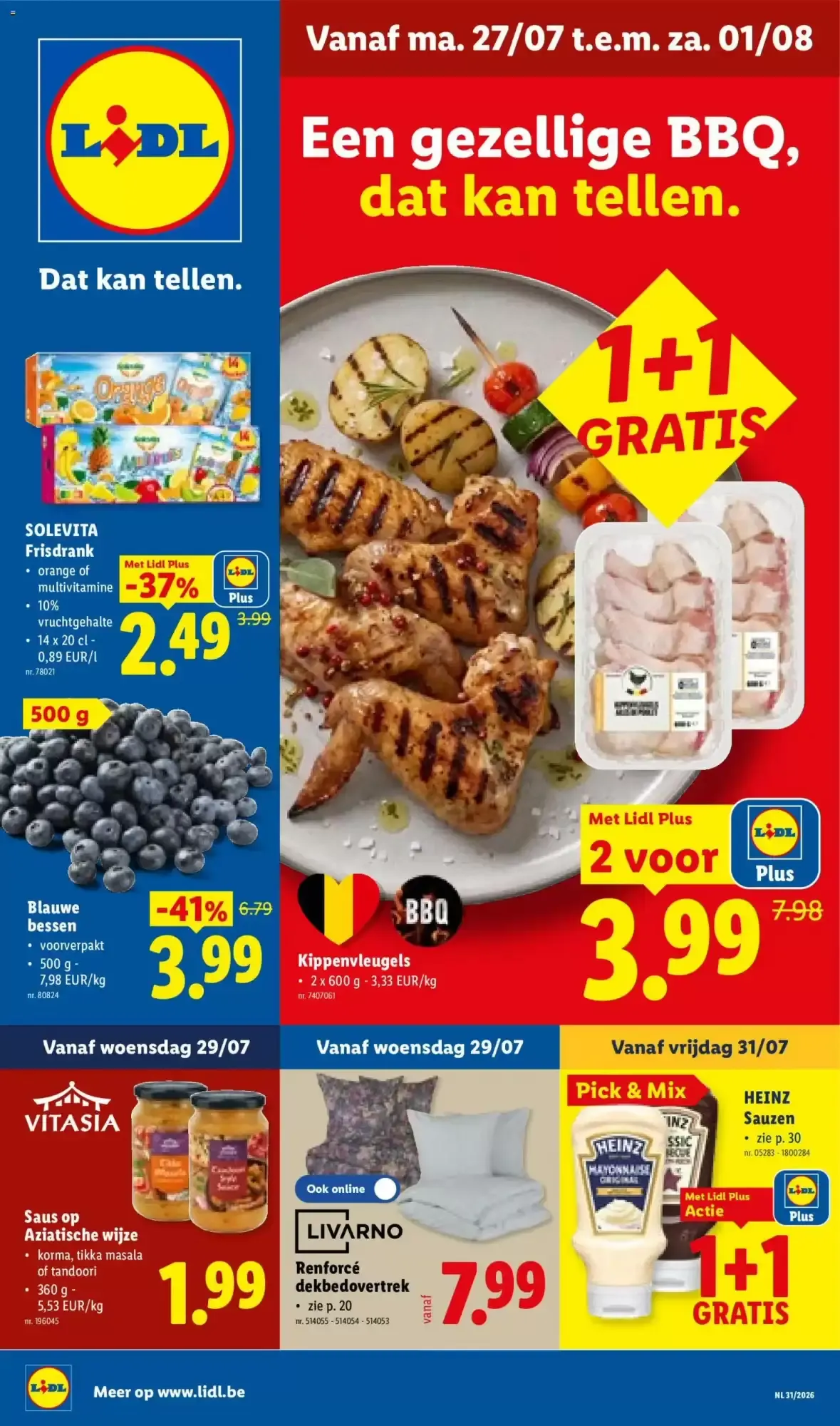 Lidl: Een gezellige BBQ, dat kan tellen. van 27 juli tot 1 augustus 2026 - folder pagina 1