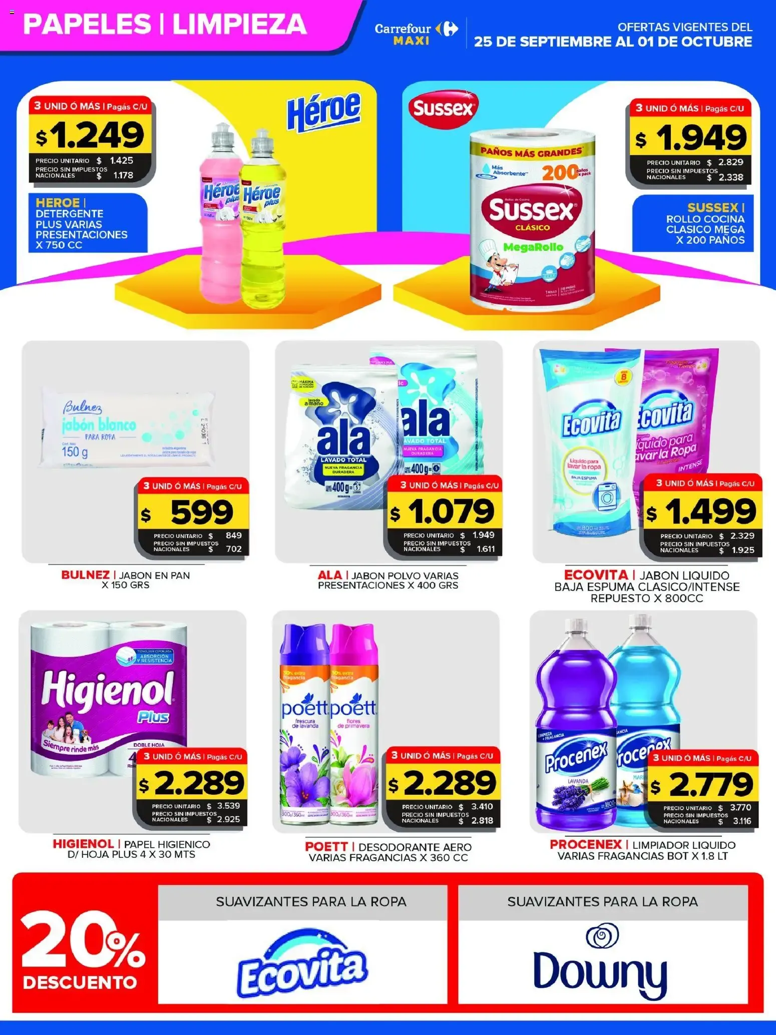 Ofertas de Carrefour Maxi catálogo del 25/09/2026 - 01/10/2026 25 de septiembre al 1 de octubre 2026 - Página 4 del catálogo