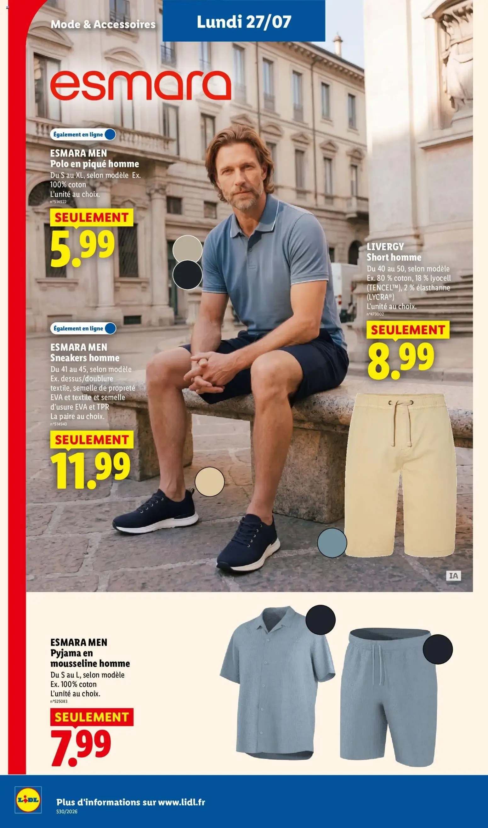 Catalogue LIDL du 23/07/2026 | Promo prospectus en ligne du 23 juillet au 29 juillet 2026 - Catalogue page 58
